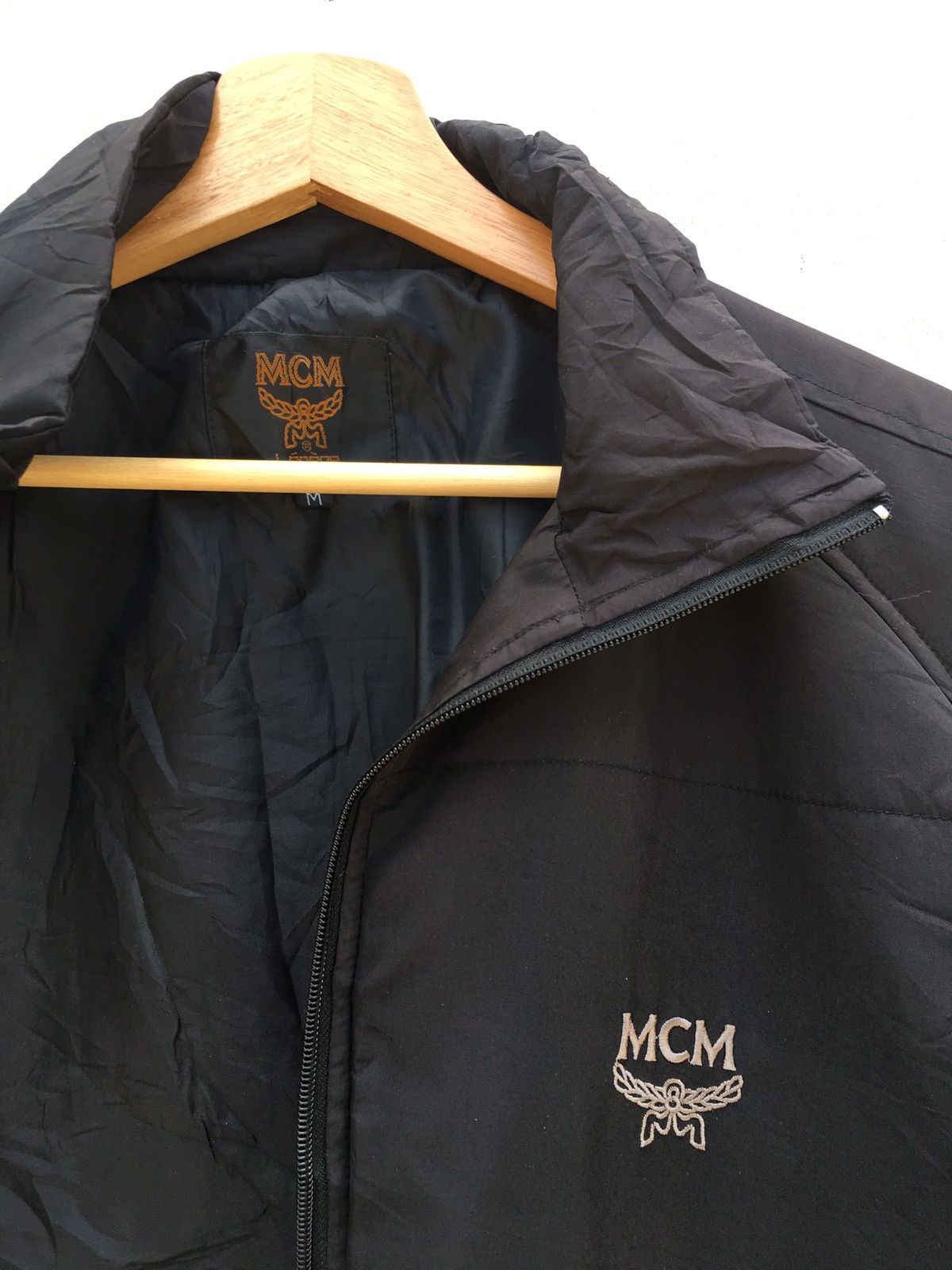 MCM Vintage MCM Black Puffed Light Jacket Size US L / EU 52-54 / 3 - 9 Thumbnail