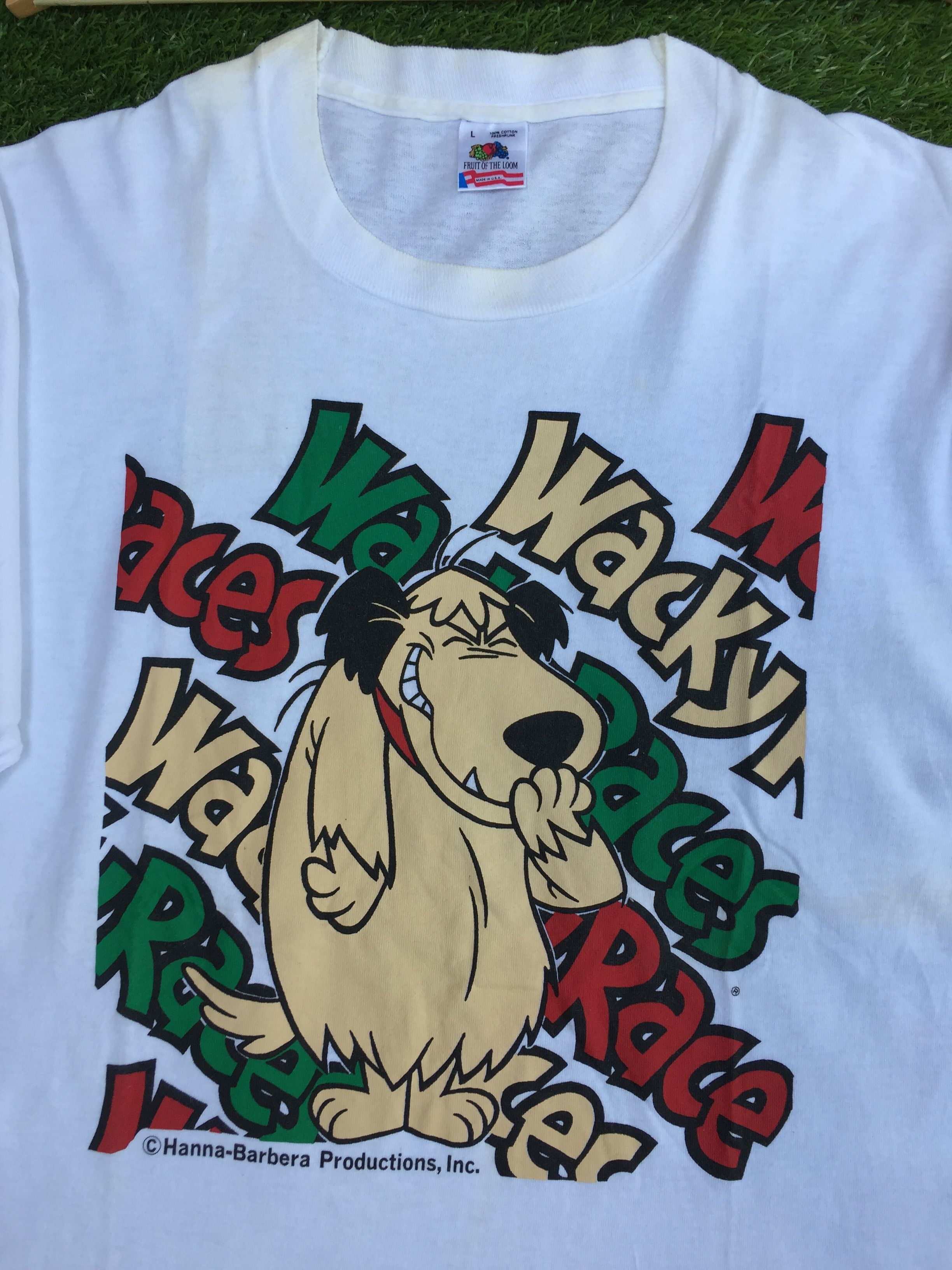 Cartoon Network 90s Wacky Races Hanna Barbera cartoon anime tshirt Size US L / EU 52-54 / 3 - 4 Thumbnail