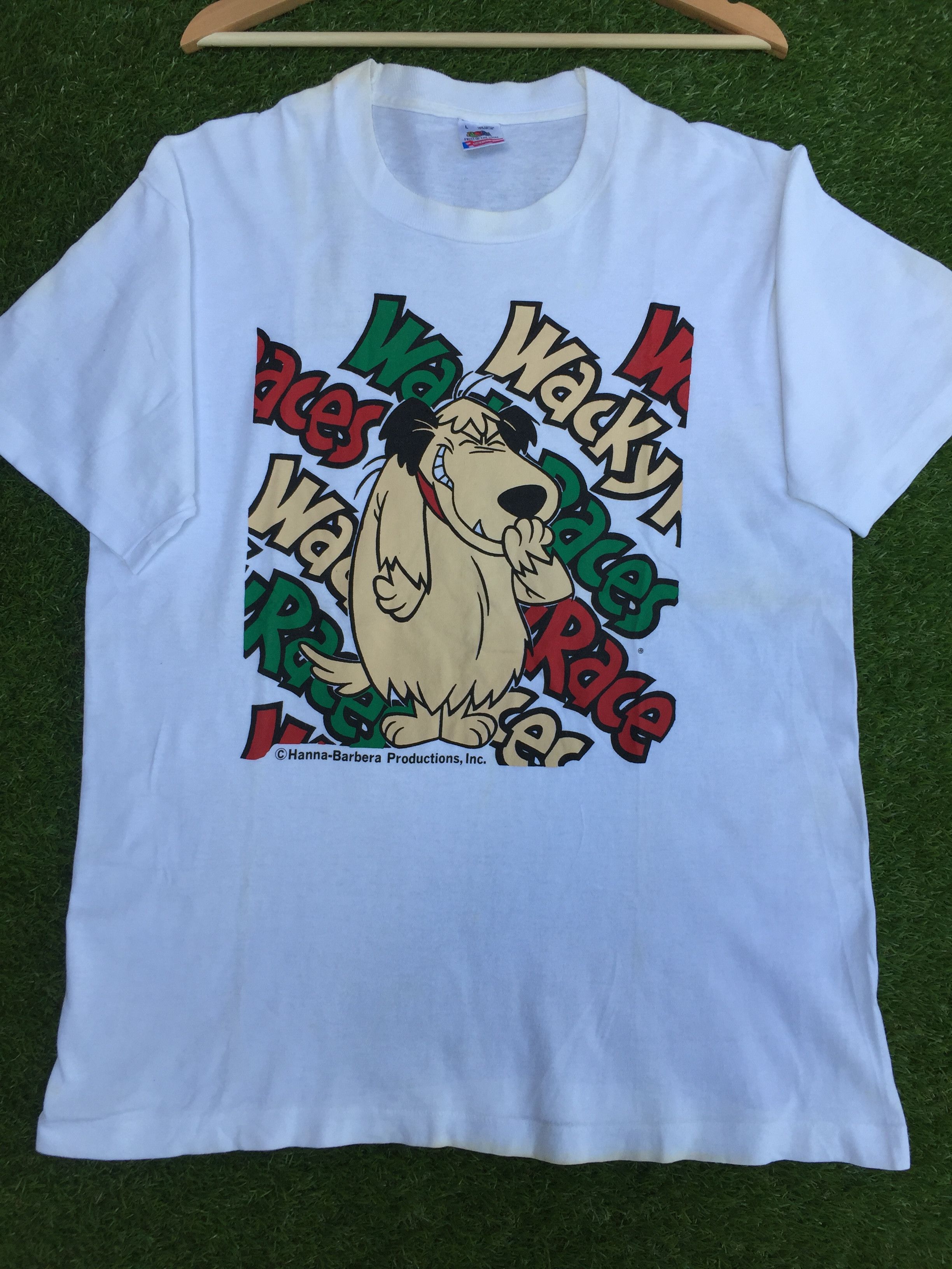 Cartoon Network 90s Wacky Races Hanna Barbera cartoon anime tshirt Size US L / EU 52-54 / 3 - 2 Thumbnail