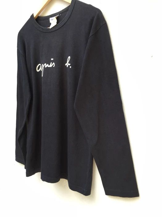 agnes b. Vintage AGNES B t shirt long sleeve big logo spellout Size US M / EU 48-50 / 2 - 4 Thumbnail