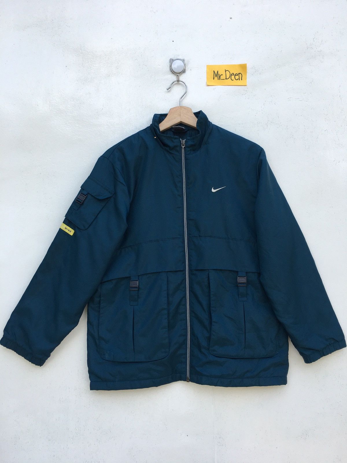 Nike Nike Small Logo Swoosh Windbreaker / Jacket Size US M / EU 48-50 / 2 - 2 Thumbnail