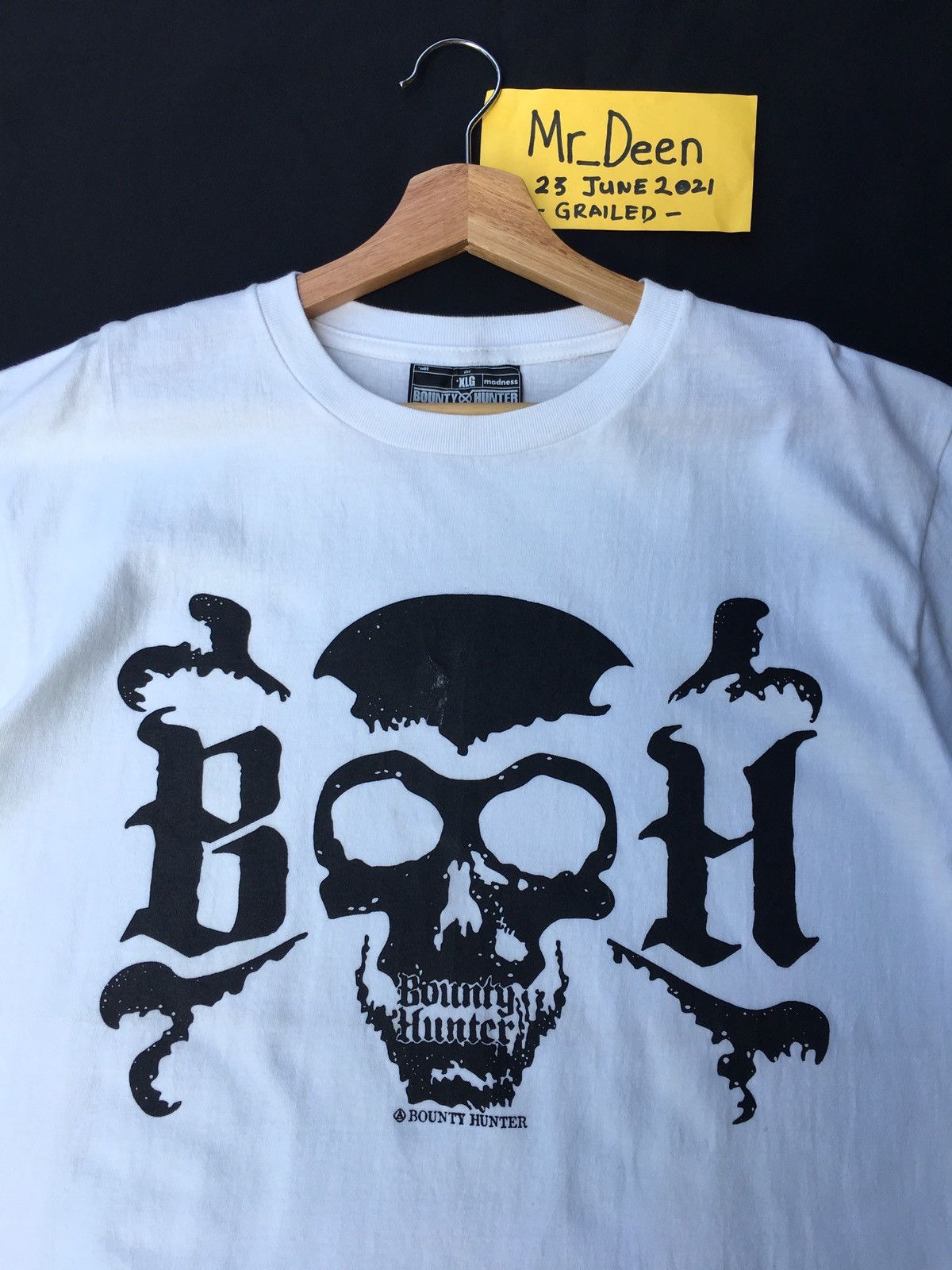 Bounty Hunter Rare BOUNTY HUNTER D-BEAT OLD SKULL TEE Size US L / EU 52-54 / 3 - 6 Thumbnail