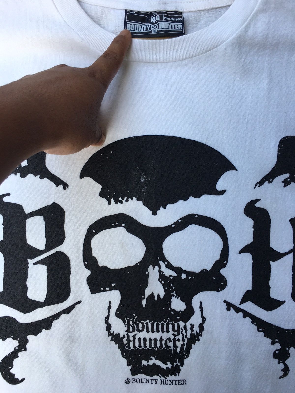 Bounty Hunter Rare BOUNTY HUNTER D-BEAT OLD SKULL TEE Size US L / EU 52-54 / 3 - 9 Thumbnail
