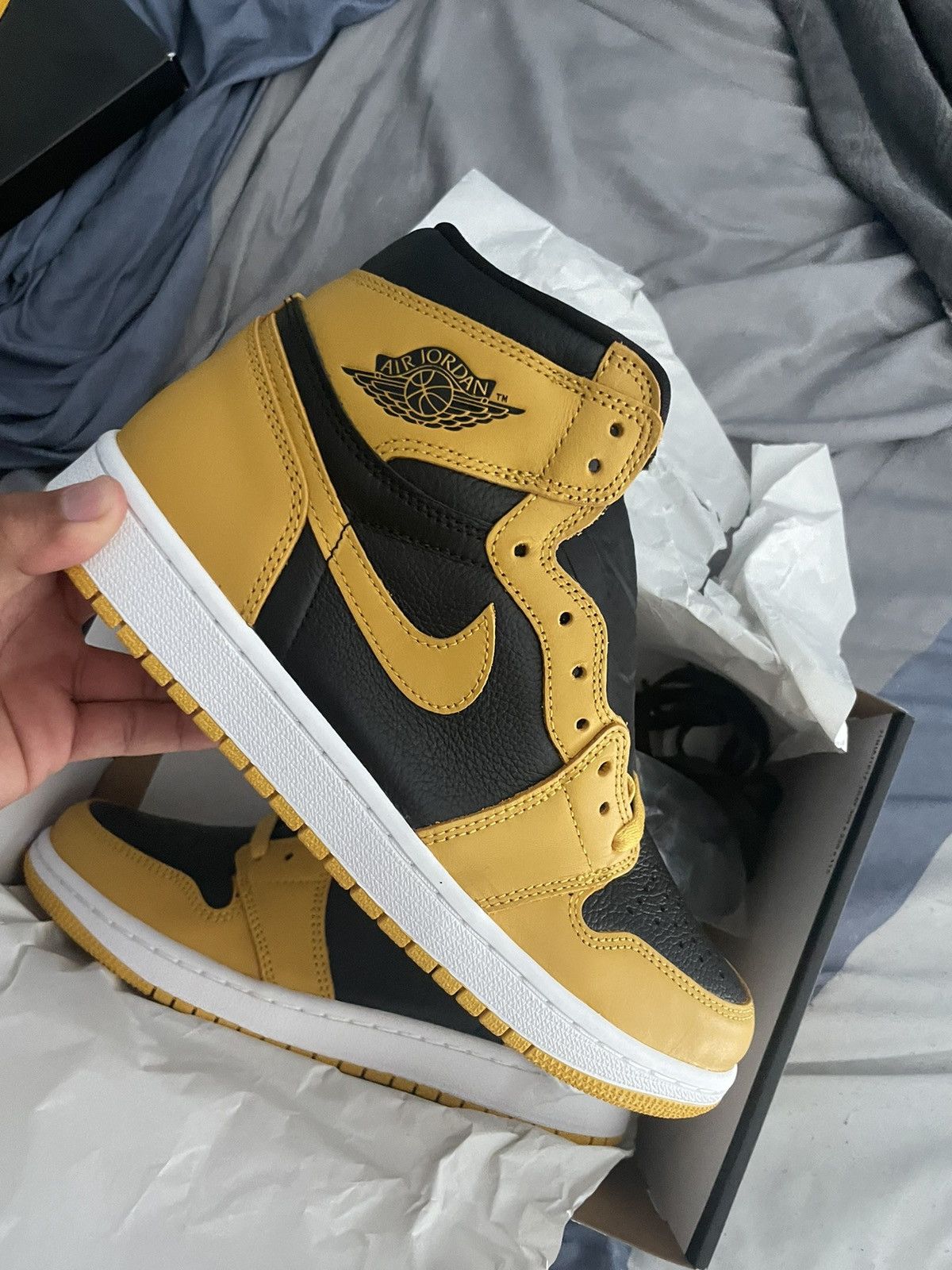 Jordan 1 Pollen/White/Black