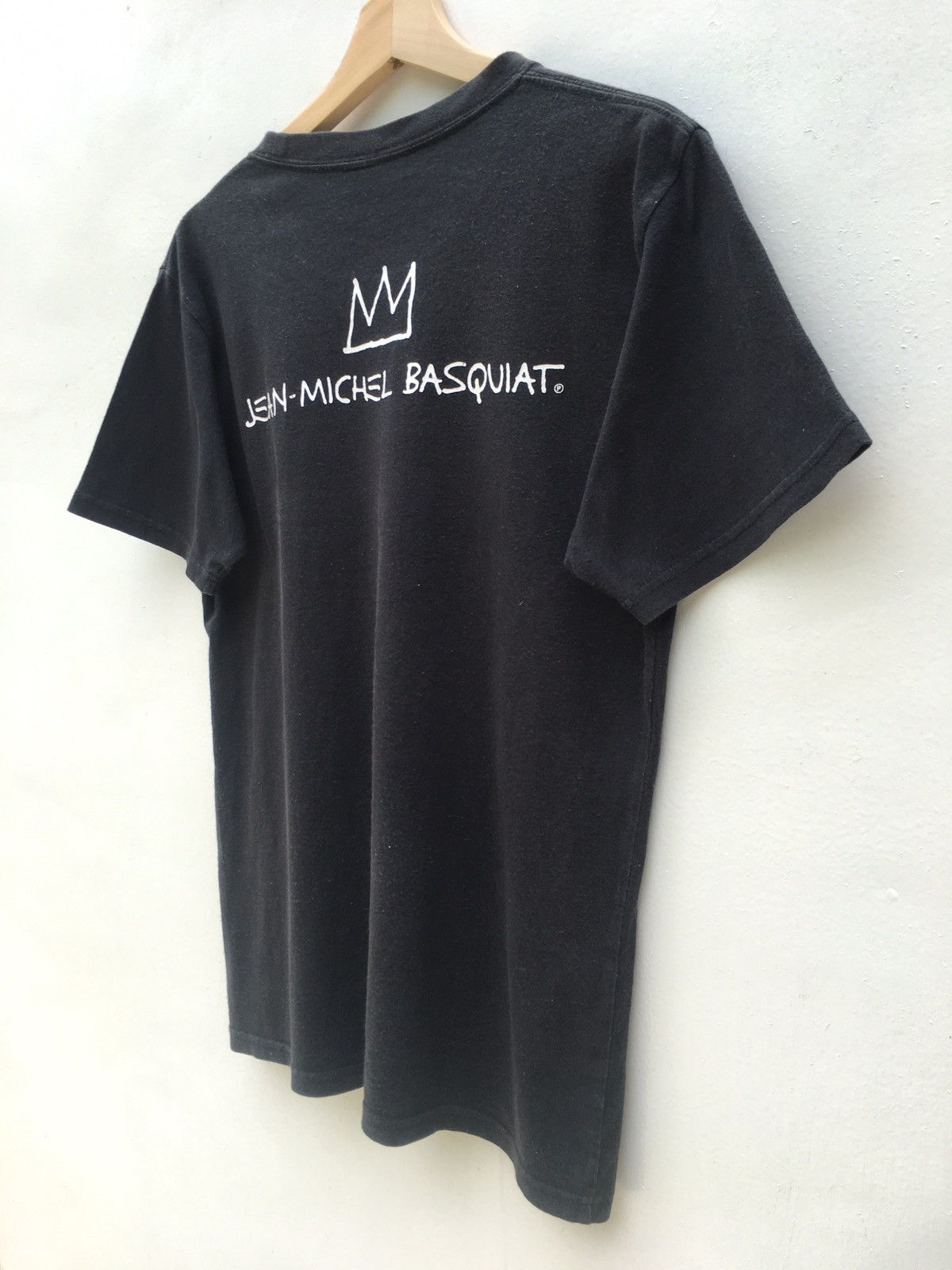 Jean-Michel Basquiat Jean Michel Basquait Spell Out with Small Pocket T Shirt Size US S / EU 44-46 / 1 - 3 Thumbnail