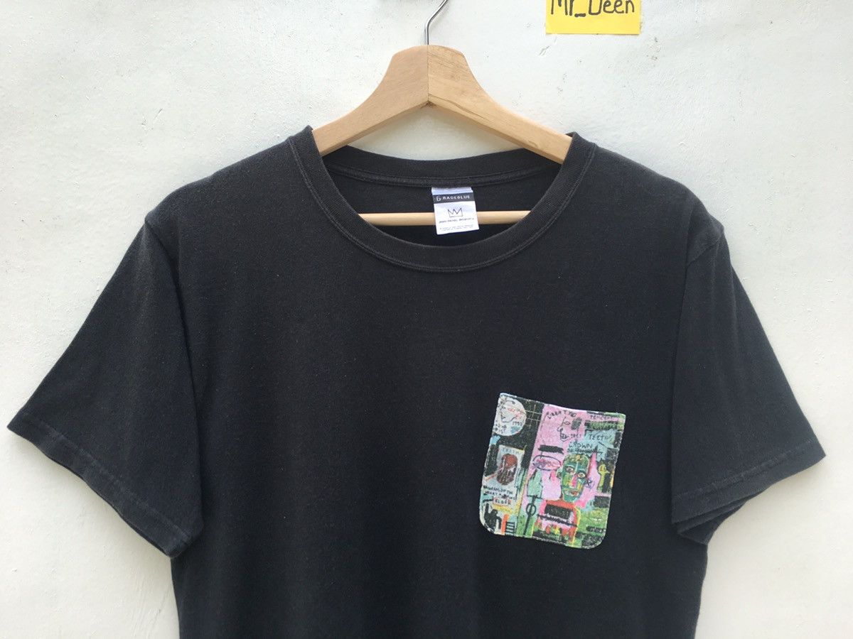 Jean-Michel Basquiat Jean Michel Basquait Spell Out with Small Pocket T Shirt Size US S / EU 44-46 / 1 - 8 Thumbnail