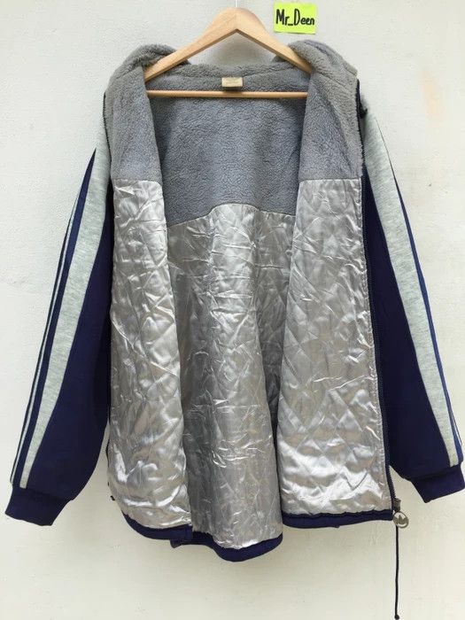 Adidas VINTAGE Adidas 3 Stripes Oversize Hoodie Size US XL / EU 56 / 4 - 15 Thumbnail