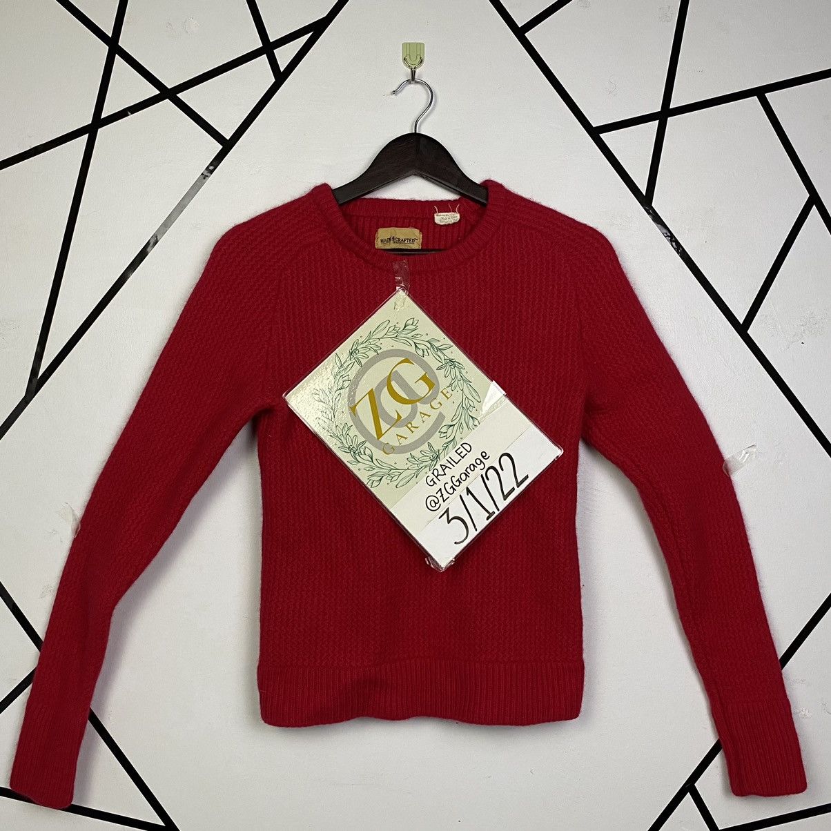 Aran Isles Knitwear × Levi's Vintage Levis Made&Crafted wool Angoro Rabbit Hair Knitwear Size XS / US 0-2 / IT 36-38 - 12 Thumbnail