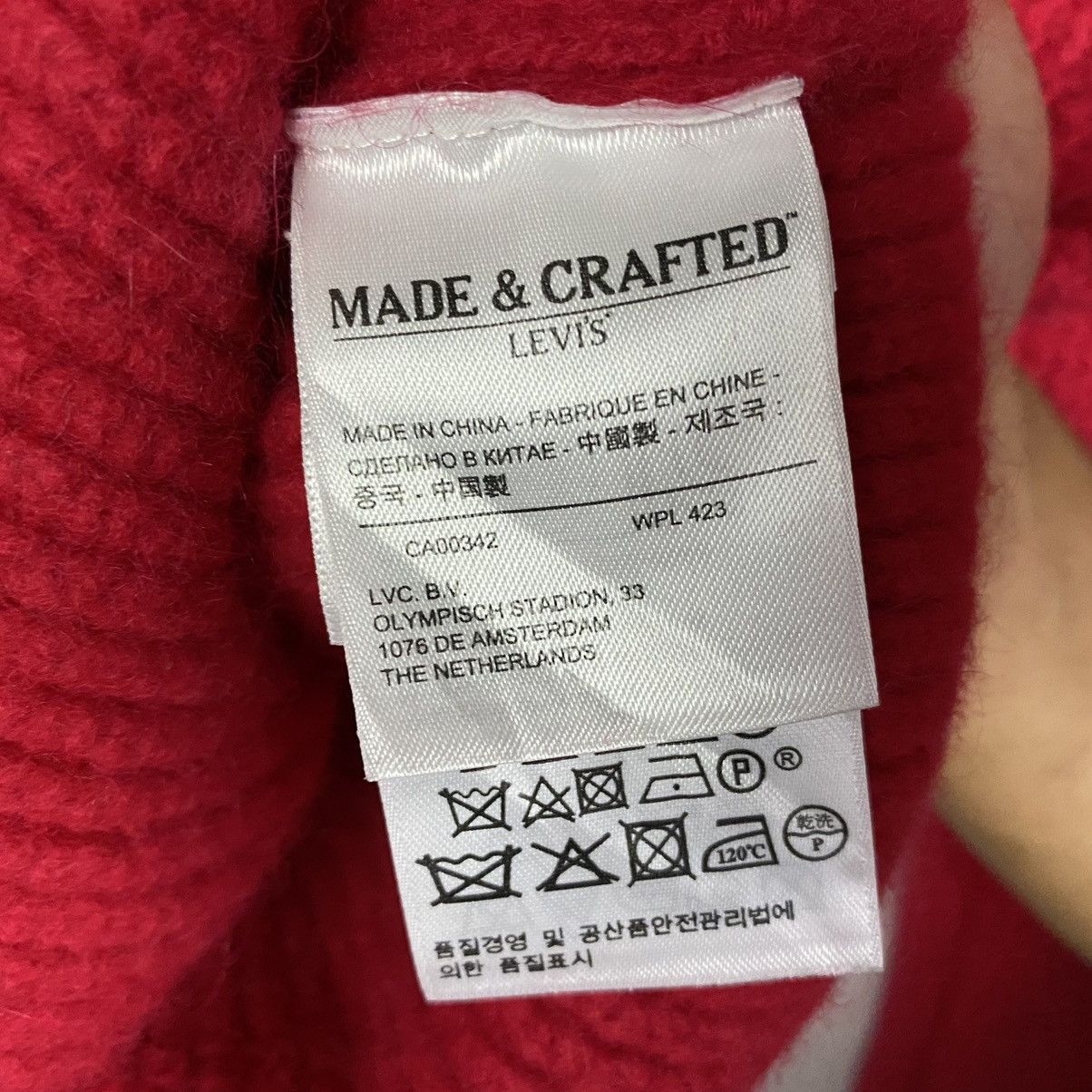 Aran Isles Knitwear × Levi's Vintage Levis Made&Crafted wool Angoro Rabbit Hair Knitwear Size XS / US 0-2 / IT 36-38 - 8 Thumbnail