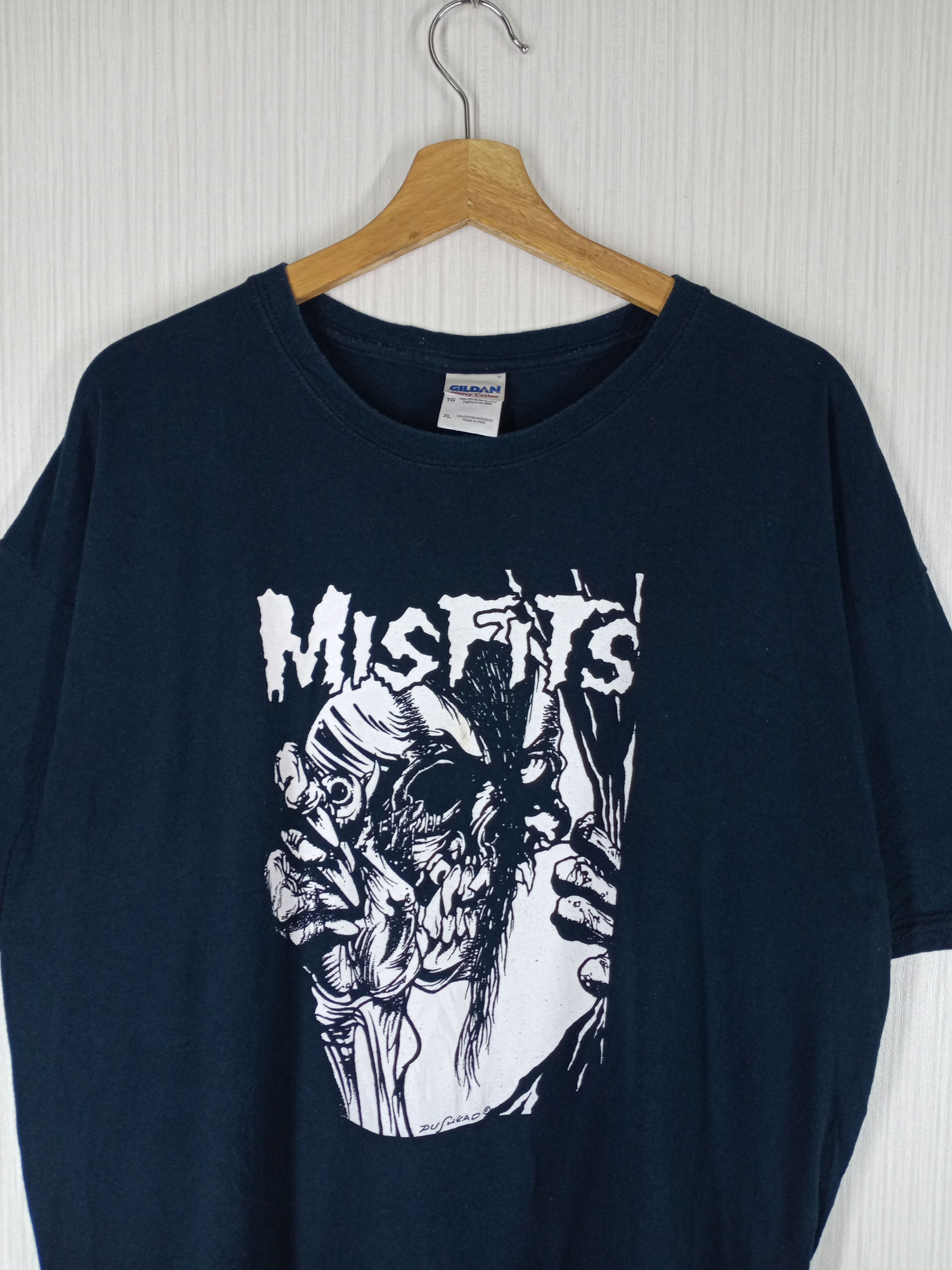 Misfits Vintage Misfits Pushead Punk Rock Tshirt Size US XL / EU 56 / 4 - 2 Thumbnail