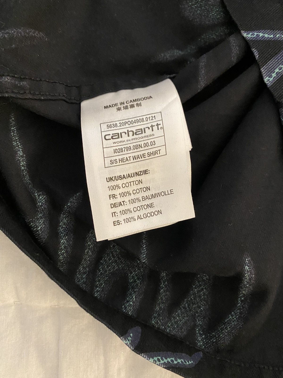 Carhartt Wip Carhartt WIP S/S Heat Wave Shirt XL Size US XL / EU 56 / 4 - 7 Thumbnail