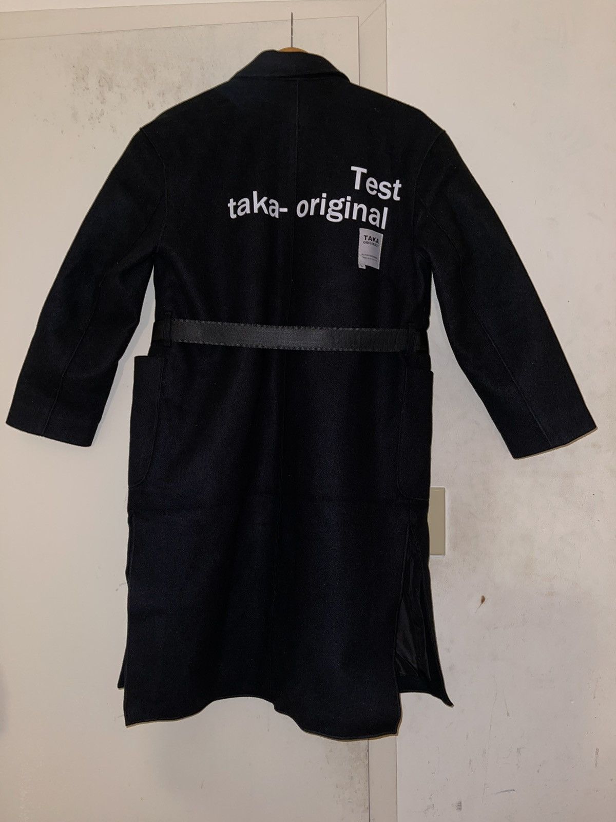 Japanese Brand TAKA Original “Failed Sample” Wool Coat Size US L / EU 52-54 / 3 - 3 Thumbnail