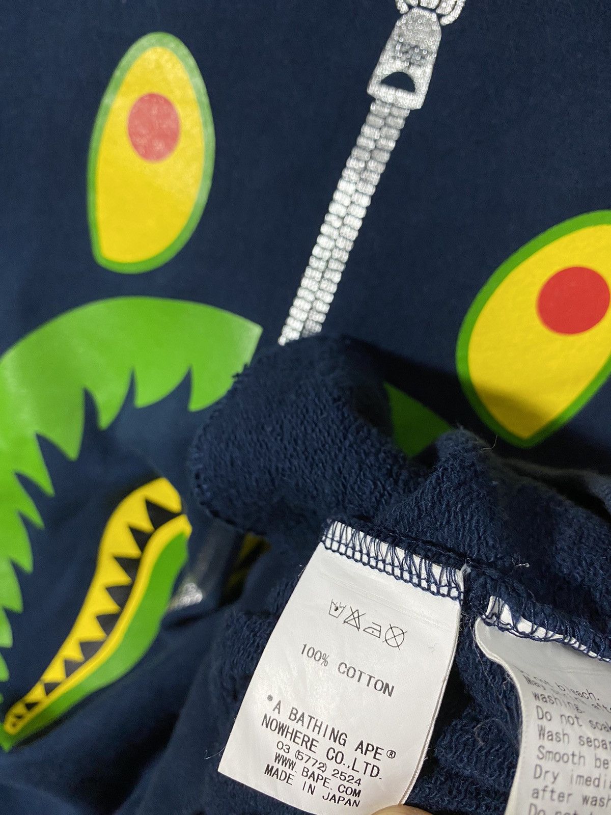 Bape Apee Shark Pullover Hoodie Size S / US 4 / IT 40 - 9 Thumbnail