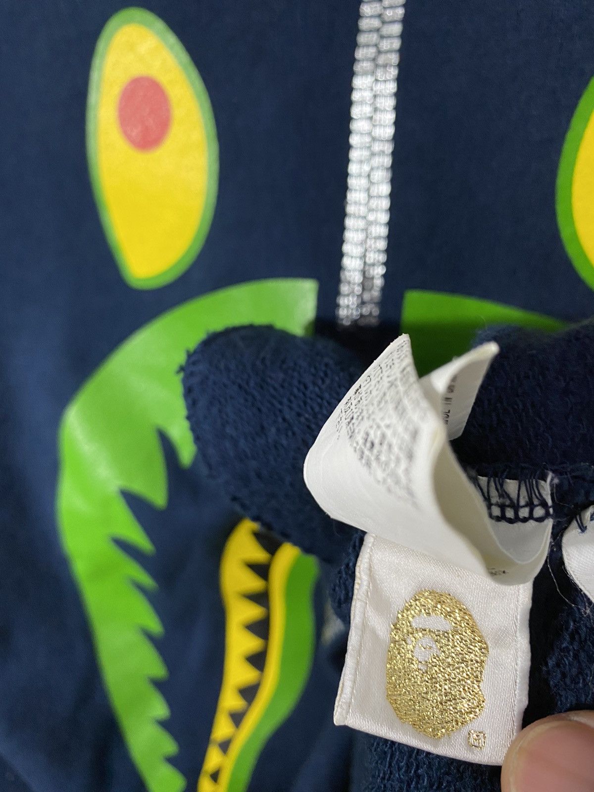 Bape Apee Shark Pullover Hoodie Size S / US 4 / IT 40 - 8 Thumbnail