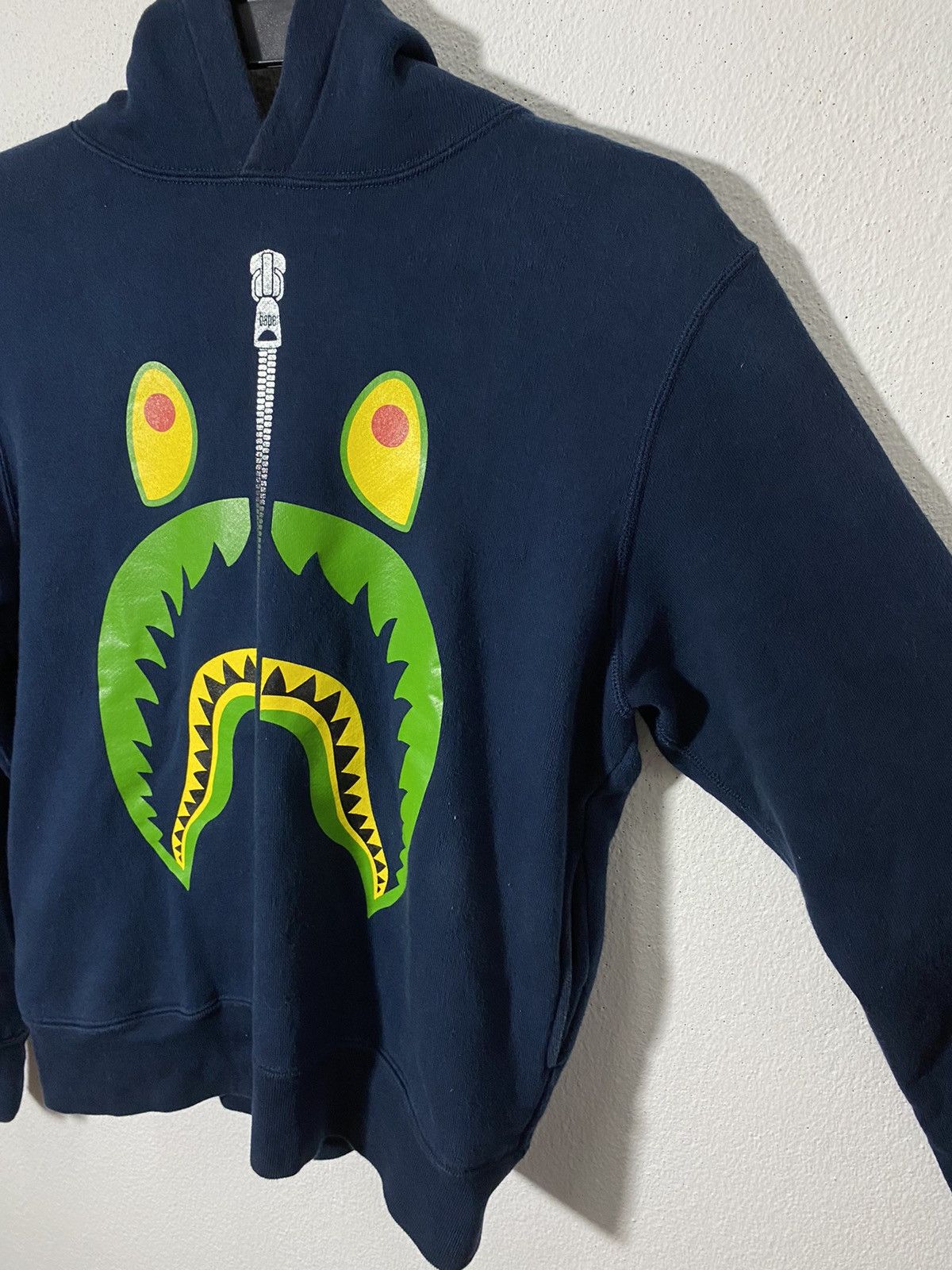 Bape Apee Shark Pullover Hoodie Size S / US 4 / IT 40 - 3 Thumbnail