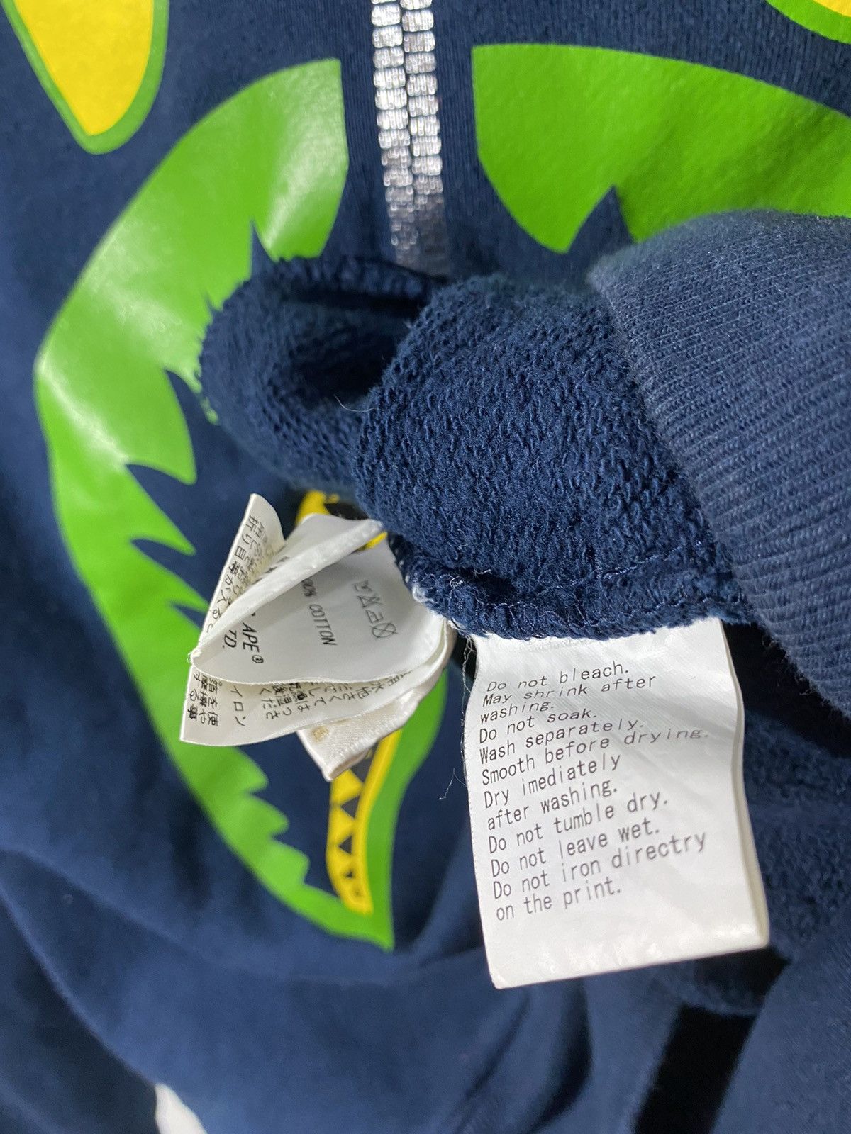 Bape Apee Shark Pullover Hoodie Size S / US 4 / IT 40 - 10 Thumbnail