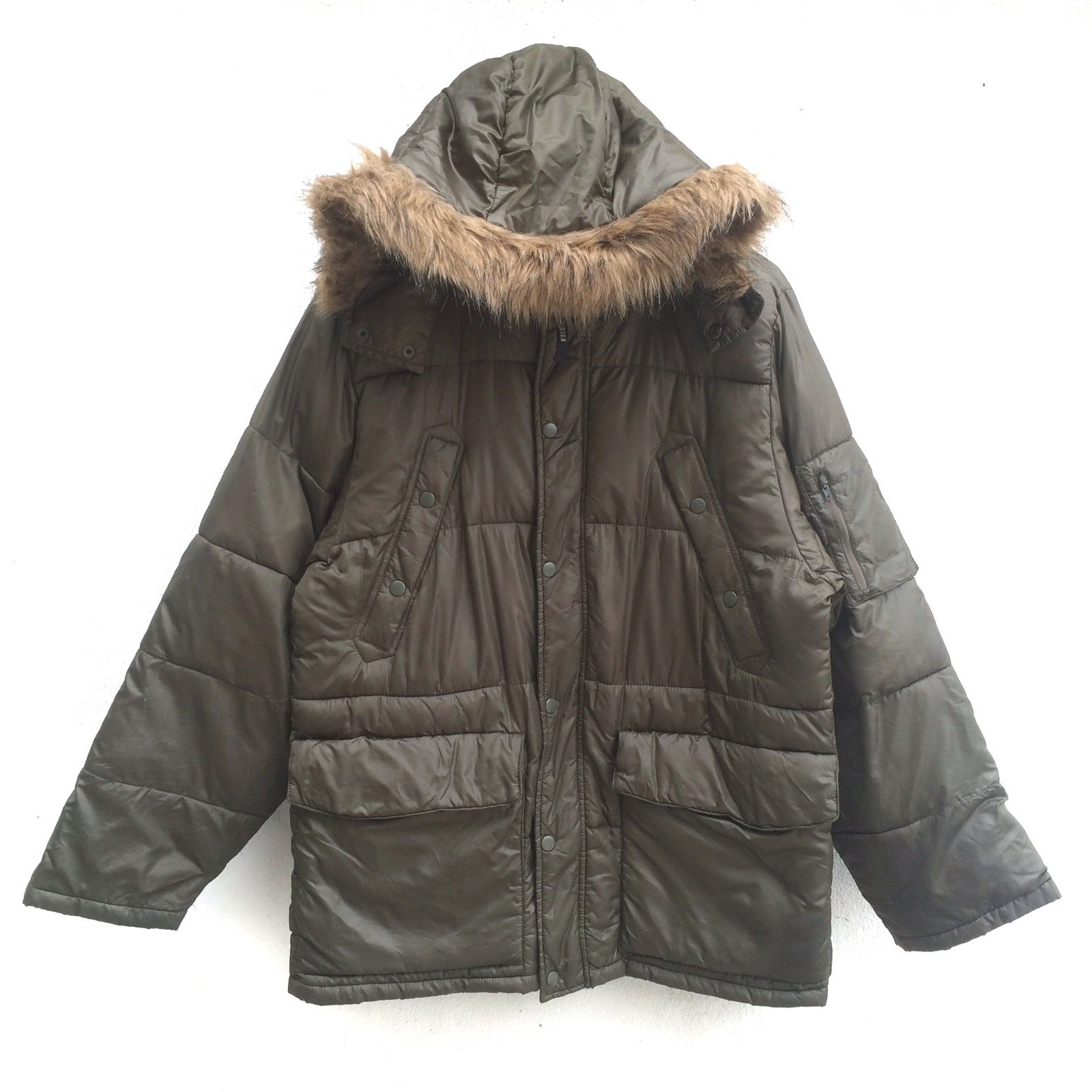 Japanese Brand Made in Japan Neo-Sixx Hooded Pockets Puffer Down Jacket ...