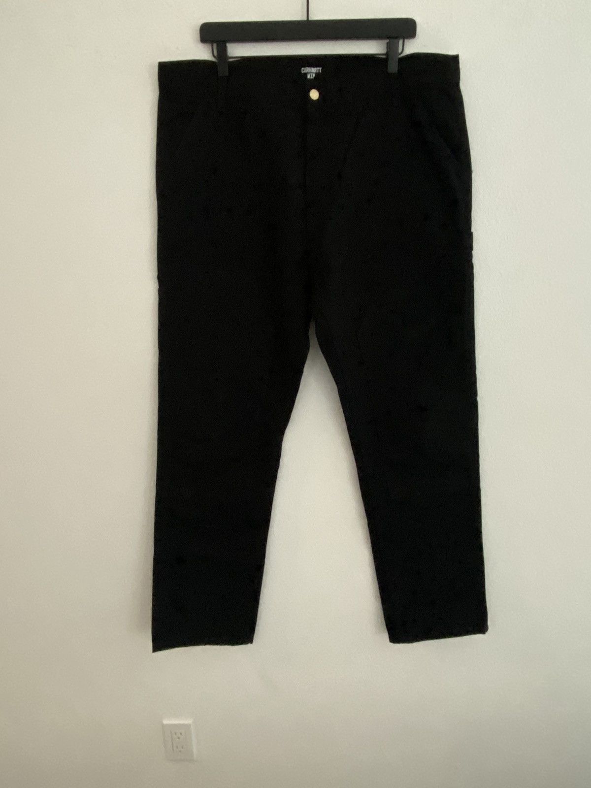 image of Carhartt Wip Ruck Double Knee Pant in Black, Men's (Size 36)