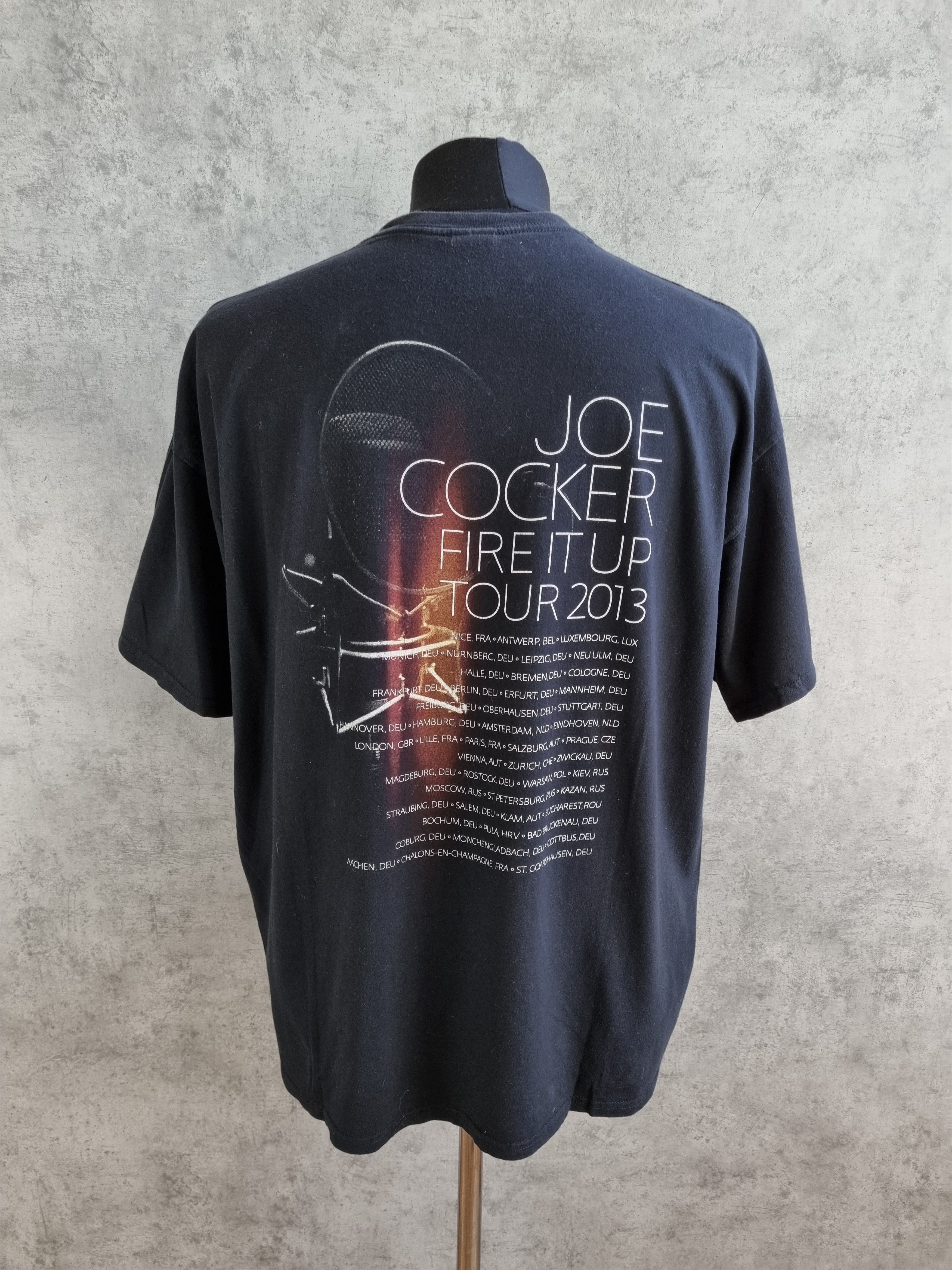 Band Tees × Vintage Rare Size JOE COCKER FIRE IT UP TOUR TEE SHIRT Size US XL / EU 56 / 4 - 6 Thumbnail