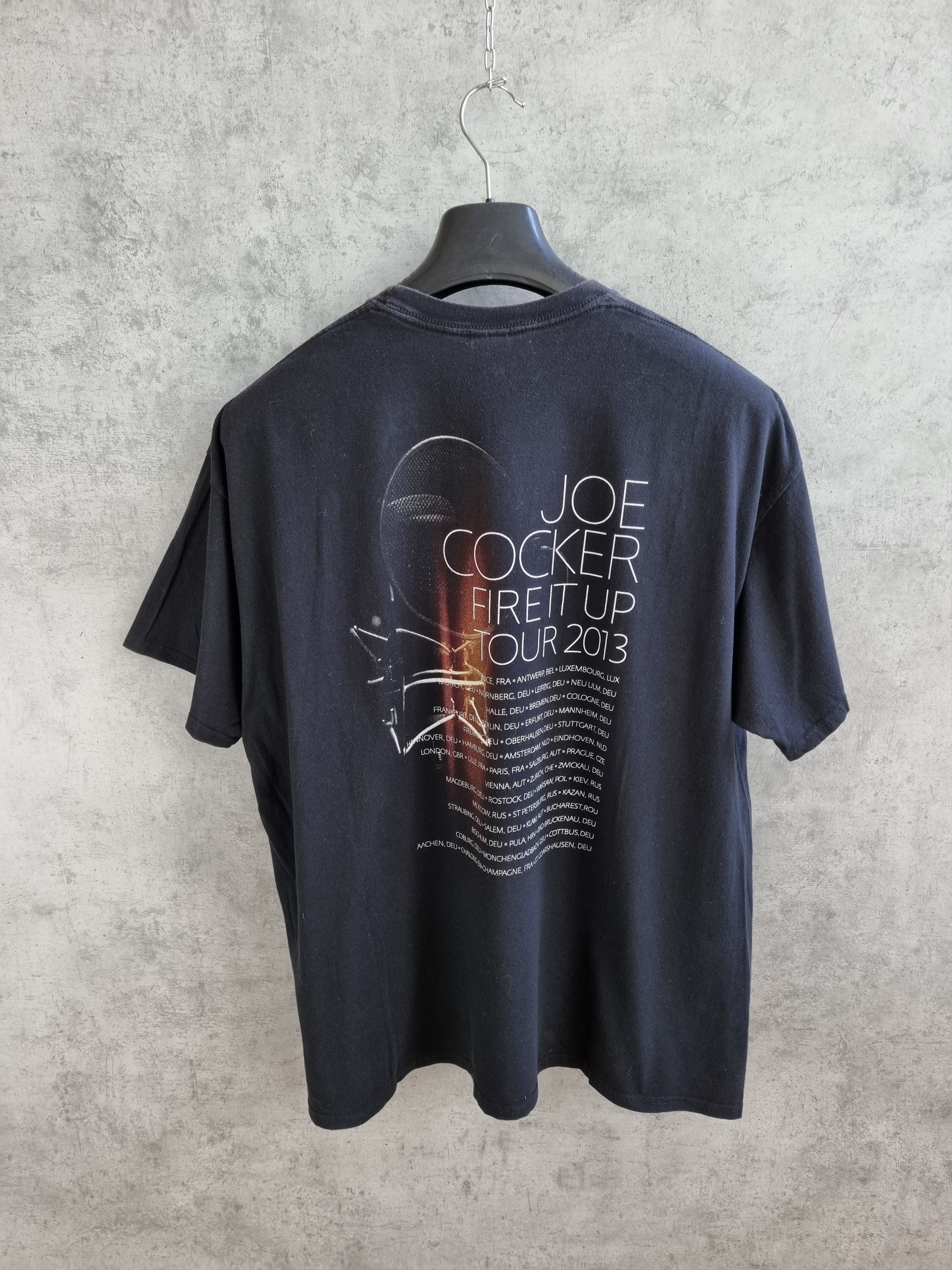 Band Tees × Vintage Rare Size JOE COCKER FIRE IT UP TOUR TEE SHIRT Size US XL / EU 56 / 4 - 4 Thumbnail