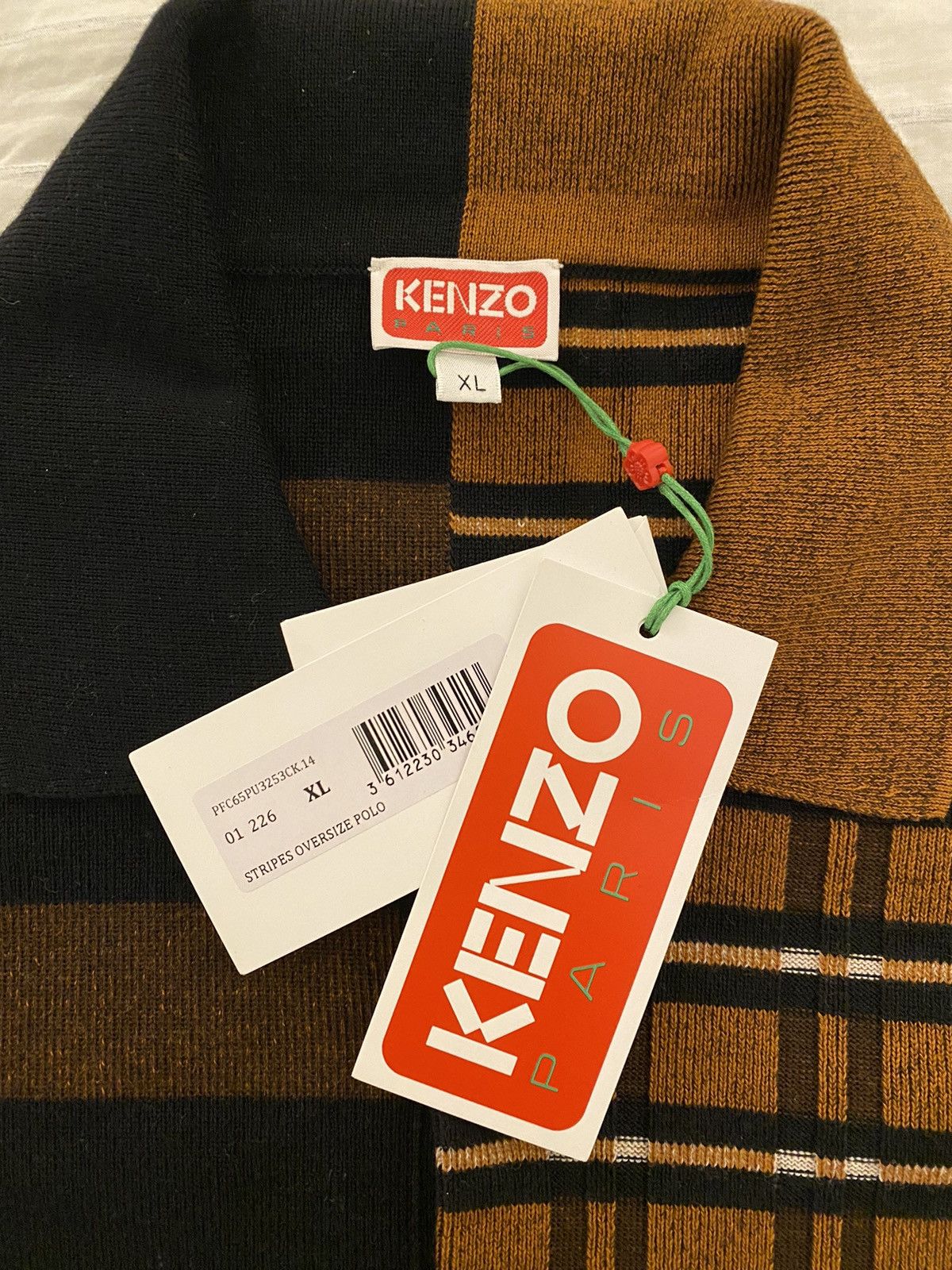 Kenzo Kenzo Short Sleeve Contrast Panel Polo NWT XL Size US XL / EU 56 / 4 - 6 Thumbnail
