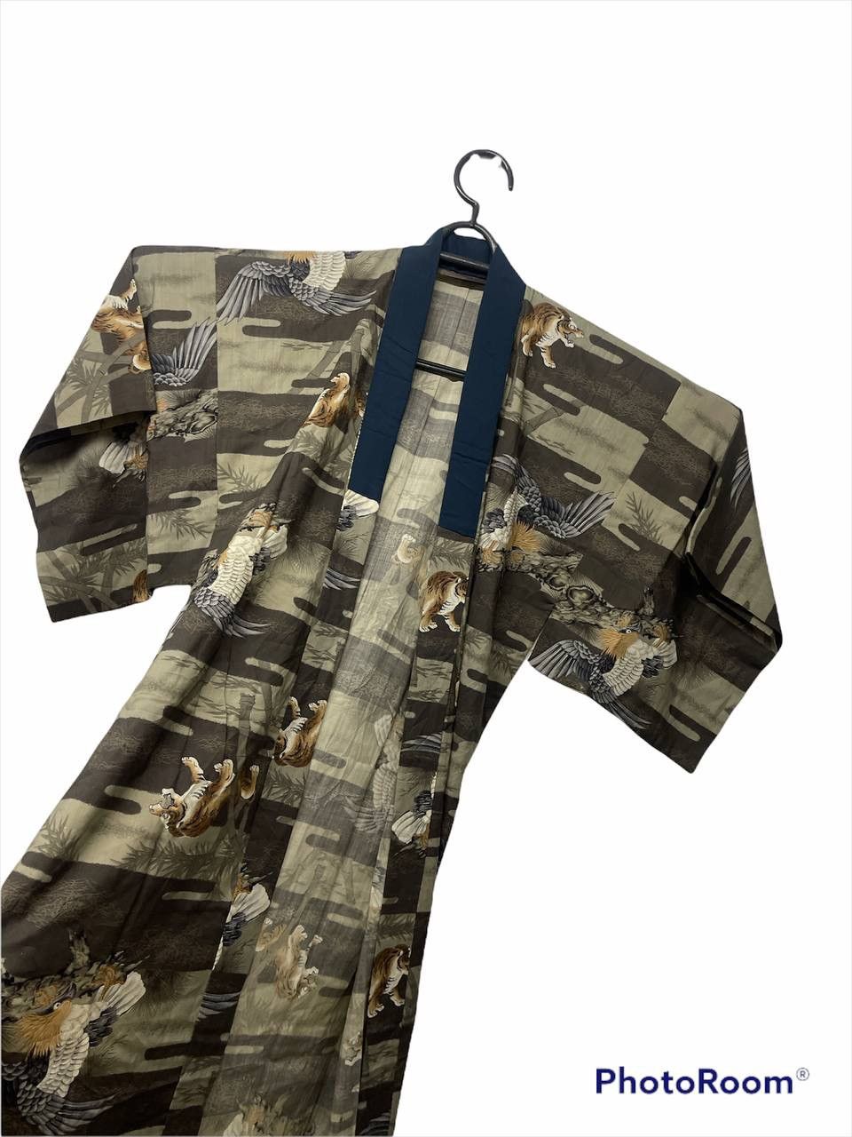 Japanese Brand Vintage silk kimono Size US L / EU 52-54 / 3 - 3 Thumbnail
