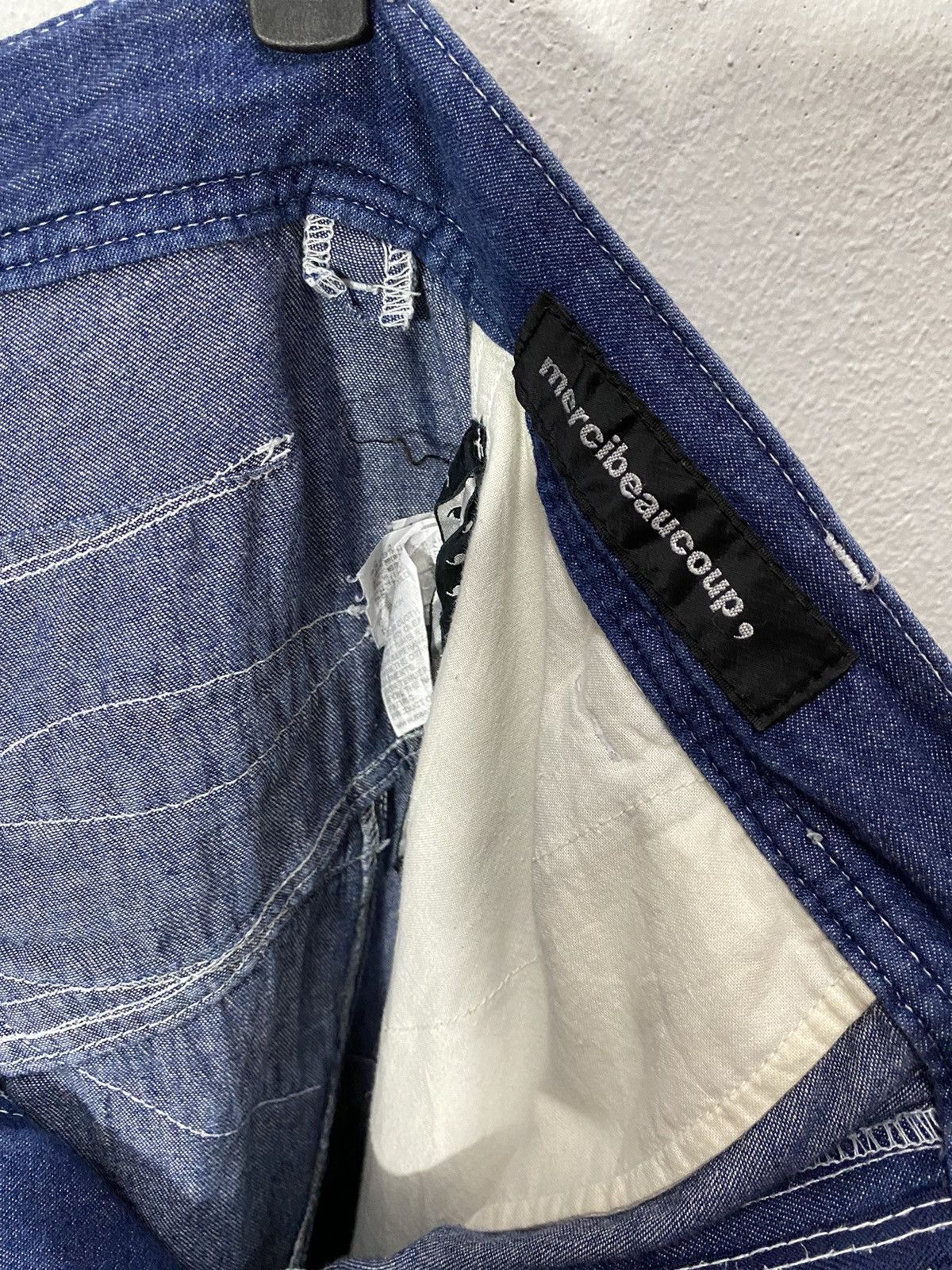 Designer × Issey Miyake × mercibeaucoup Mercibeaucoup x Issey Miyake denim pants Size US 30 / EU 46 - 12 Thumbnail