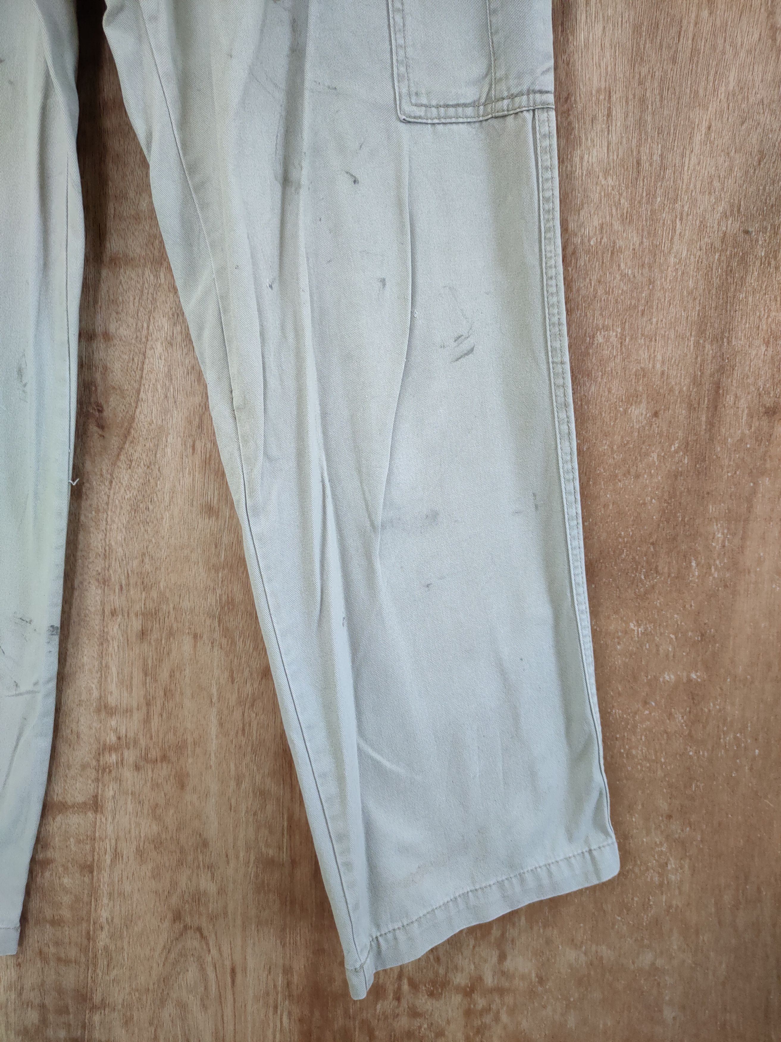 Japanese Brand DL Even River dirty thrashed worn Cargo pants #sp46-262T Size US 32 / EU 48 - 2 Thumbnail