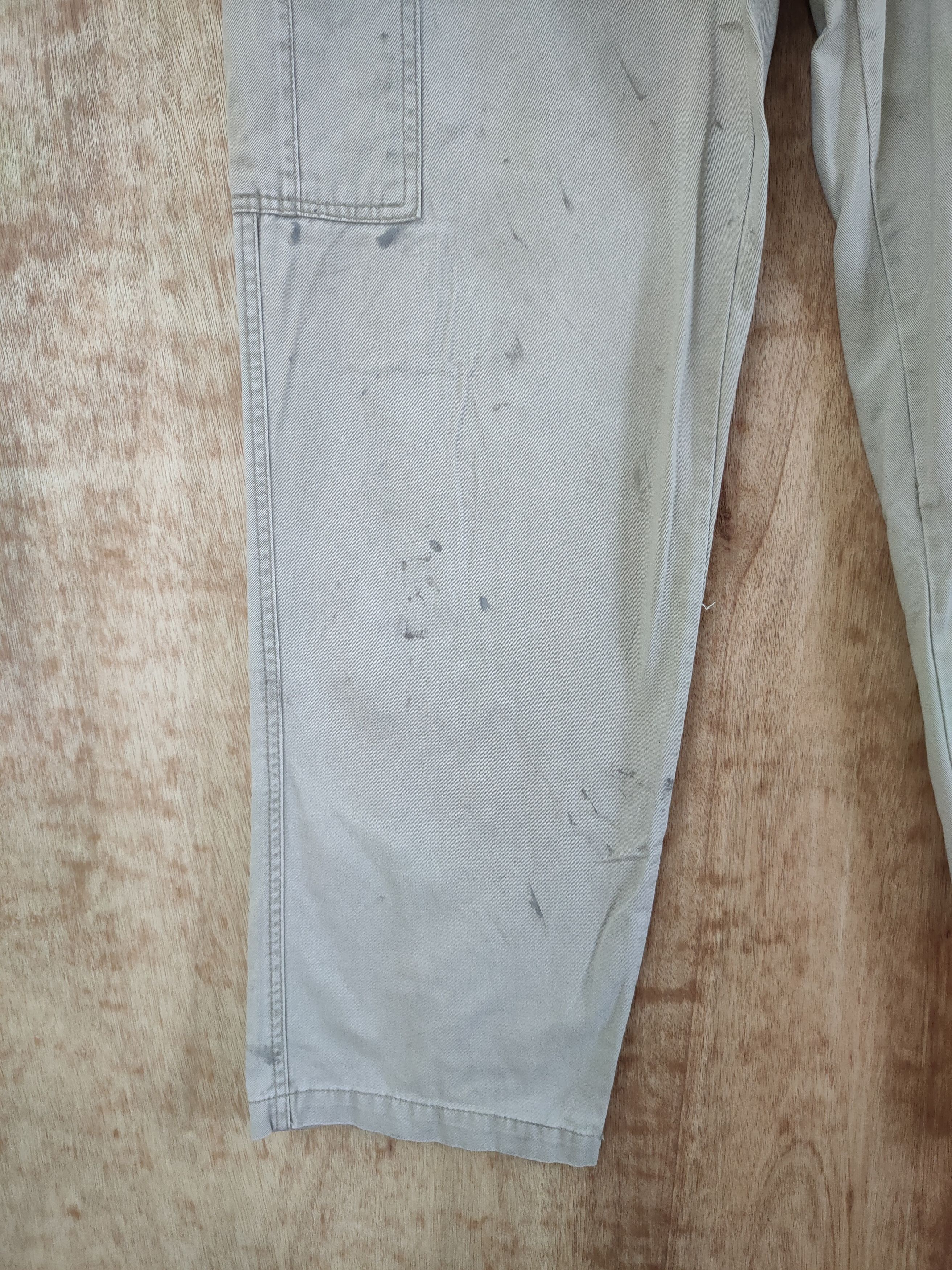 Japanese Brand DL Even River dirty thrashed worn Cargo pants #sp46-262T Size US 32 / EU 48 - 3 Thumbnail