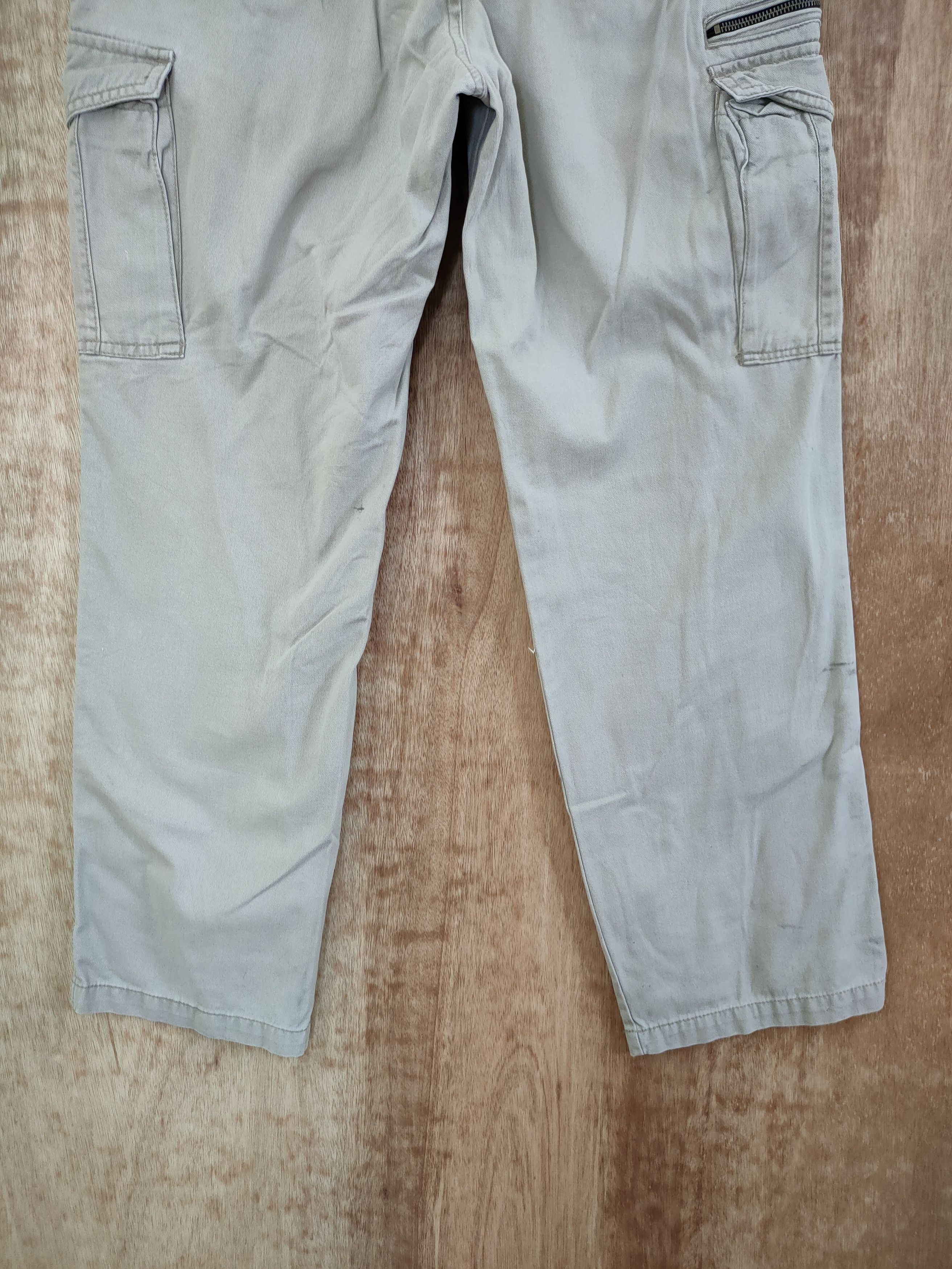 Japanese Brand DL Even River dirty thrashed worn Cargo pants #sp46-262T Size US 32 / EU 48 - 9 Thumbnail