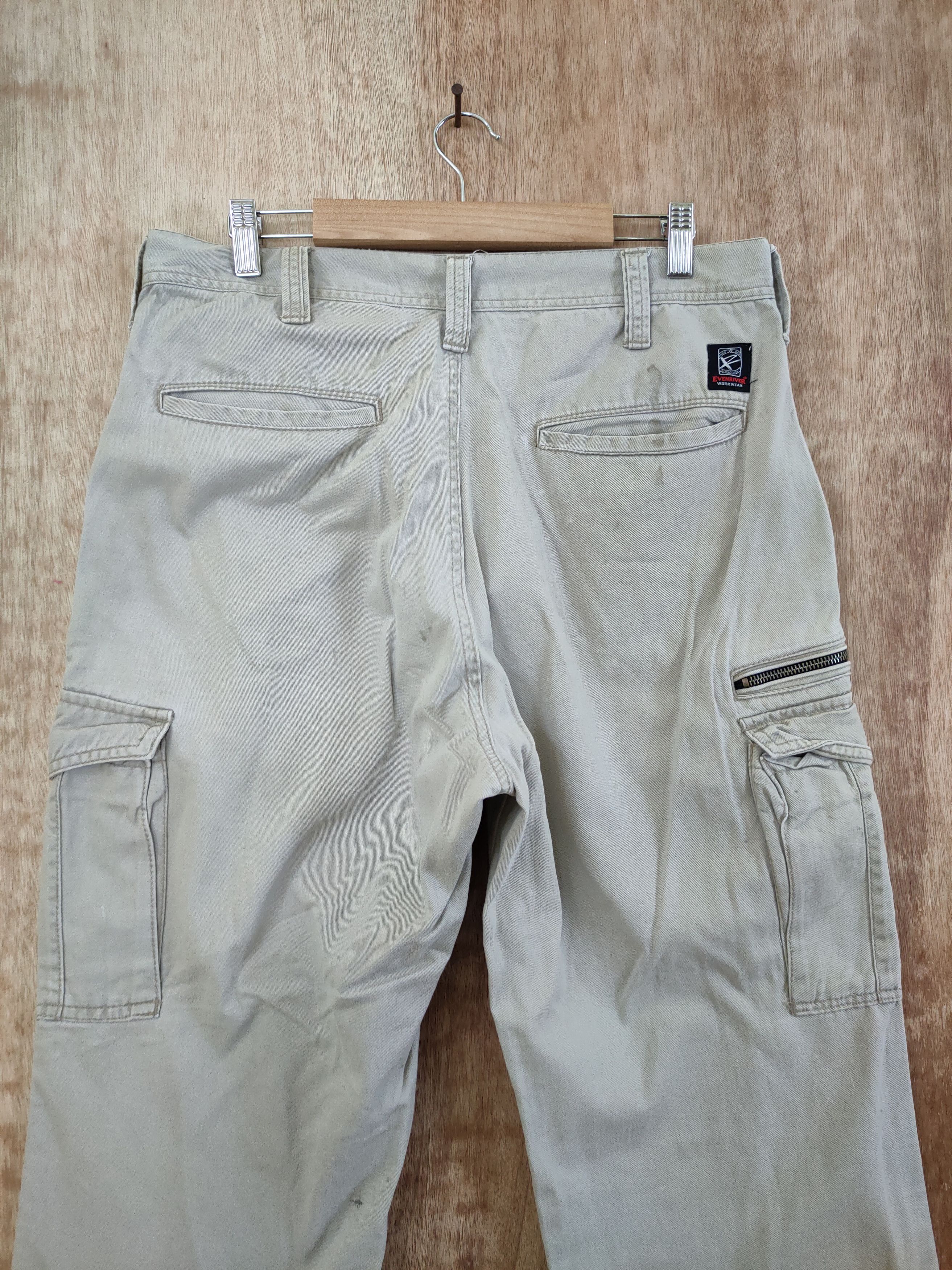 Japanese Brand DL Even River dirty thrashed worn Cargo pants #sp46-262T Size US 32 / EU 48 - 10 Thumbnail
