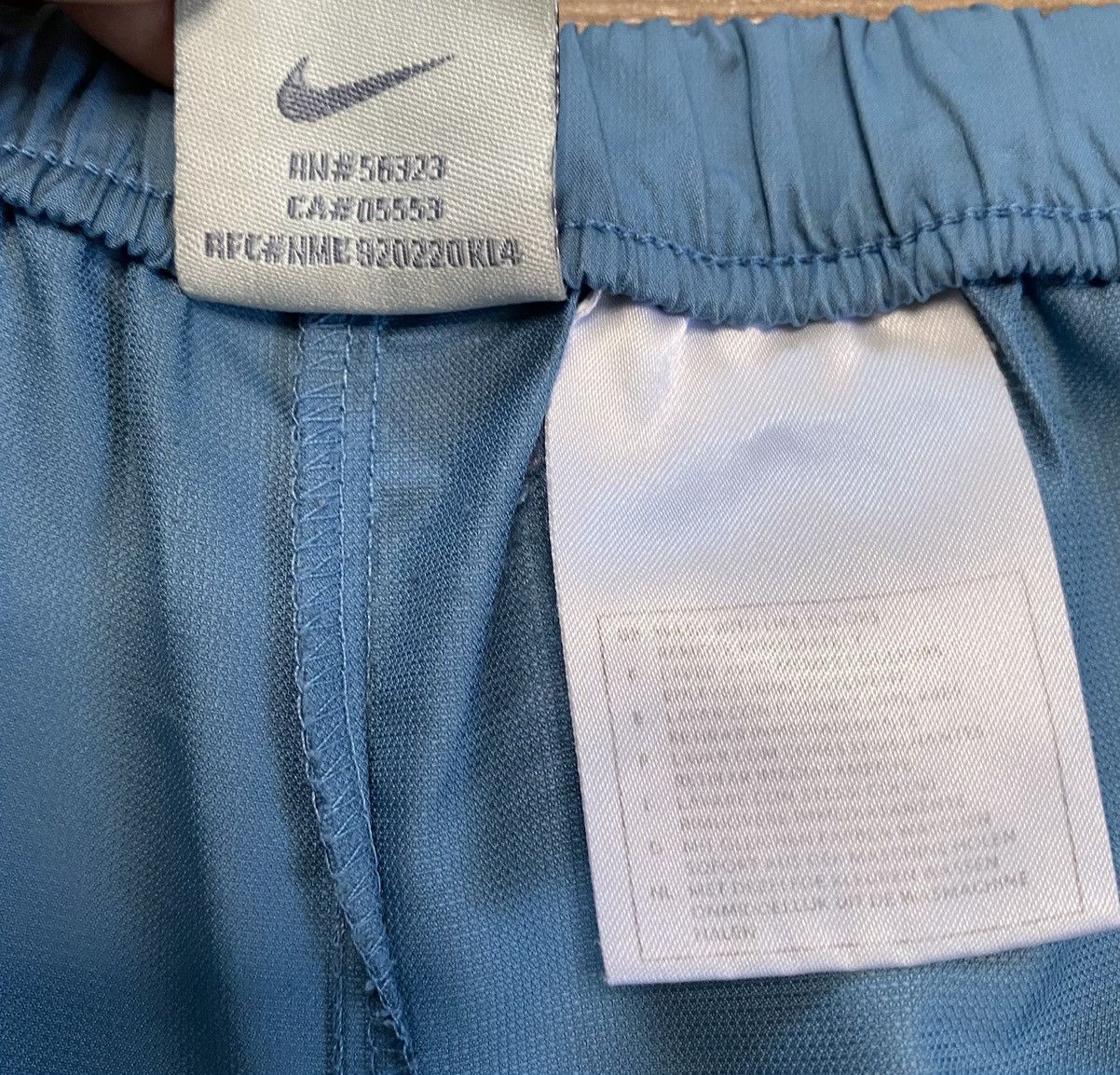 Nike × Vintage Vintage Blue Sweatpants Track Pants Nike Swoosh Straight Leg Size US 32 / EU 48 - 3 Thumbnail