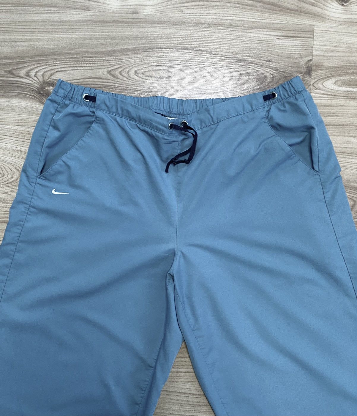 Nike × Vintage Vintage Blue Sweatpants Track Pants Nike Swoosh Straight Leg Size US 32 / EU 48 - 7 Thumbnail