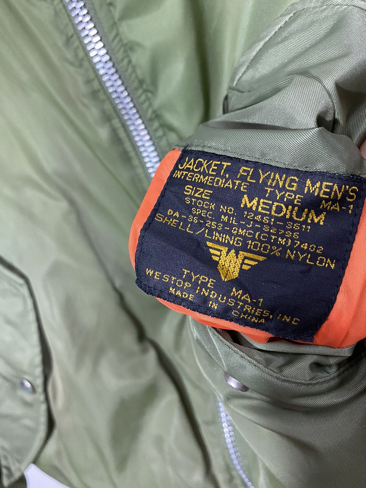 Japanese Brand Riversible flying bomber jacket type MA-1 Size US M / EU 48-50 / 2 - 12 Thumbnail