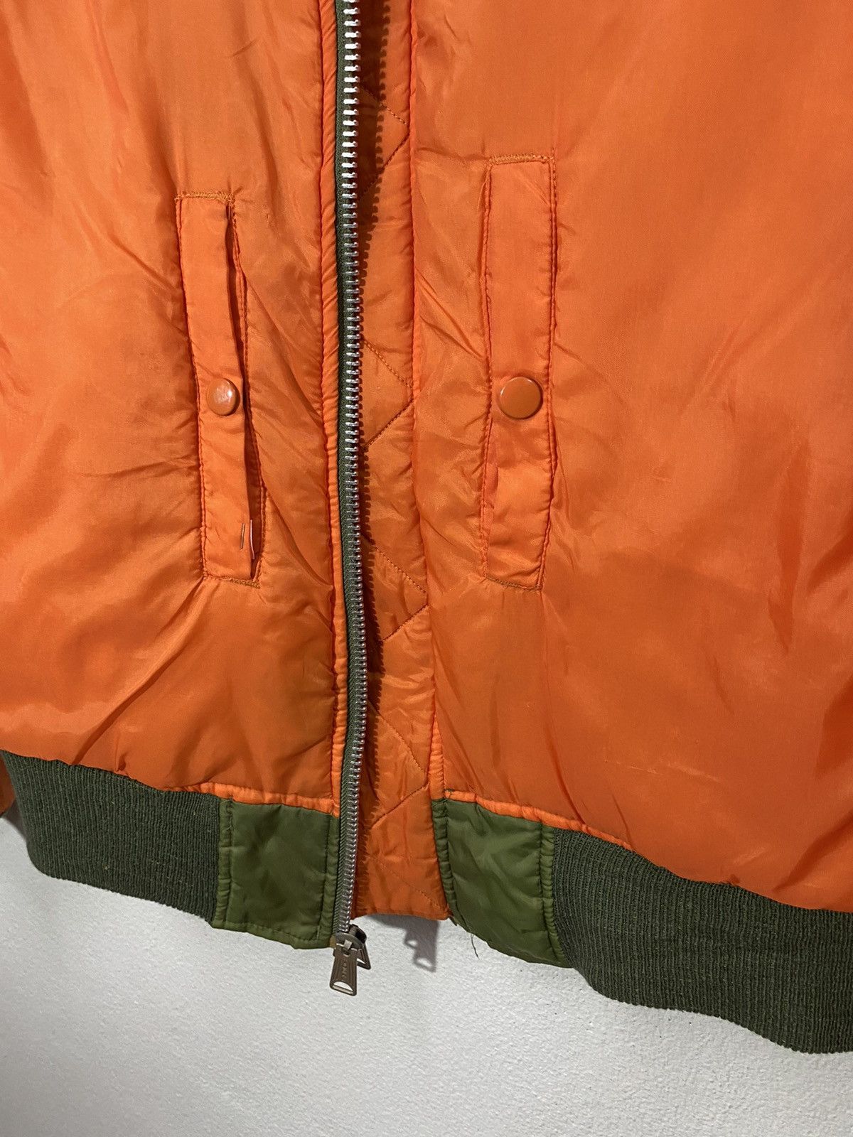 Japanese Brand Riversible flying bomber jacket type MA-1 Size US M / EU 48-50 / 2 - 6 Thumbnail