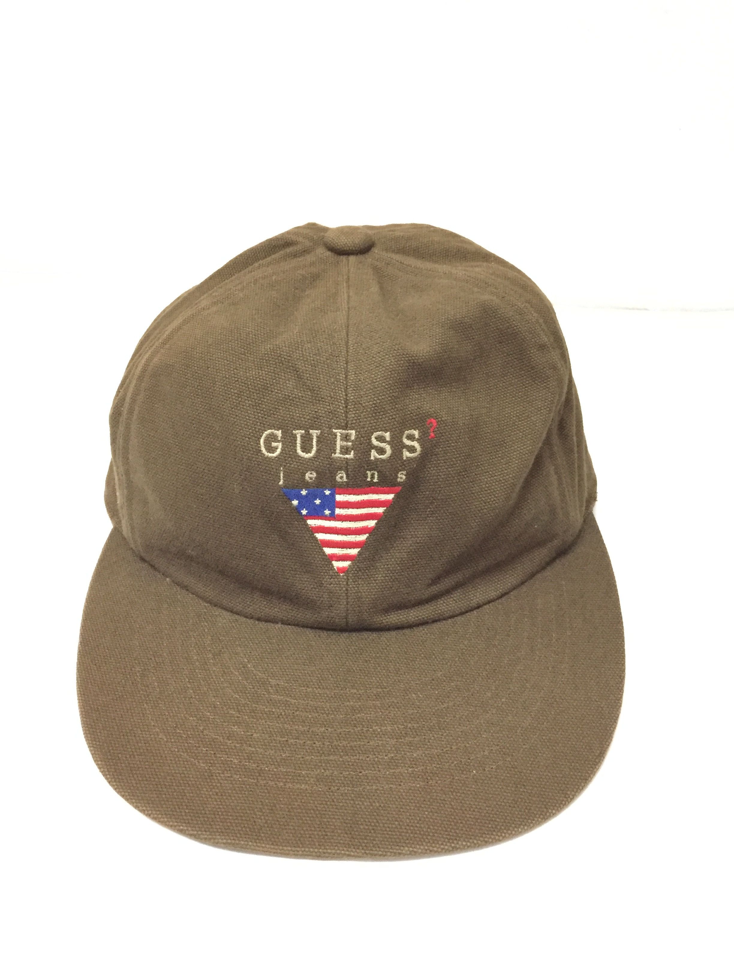 Guess × Vintage 90's embroidered classic America Flag logo cap Size ONE SIZE - 2 Thumbnail