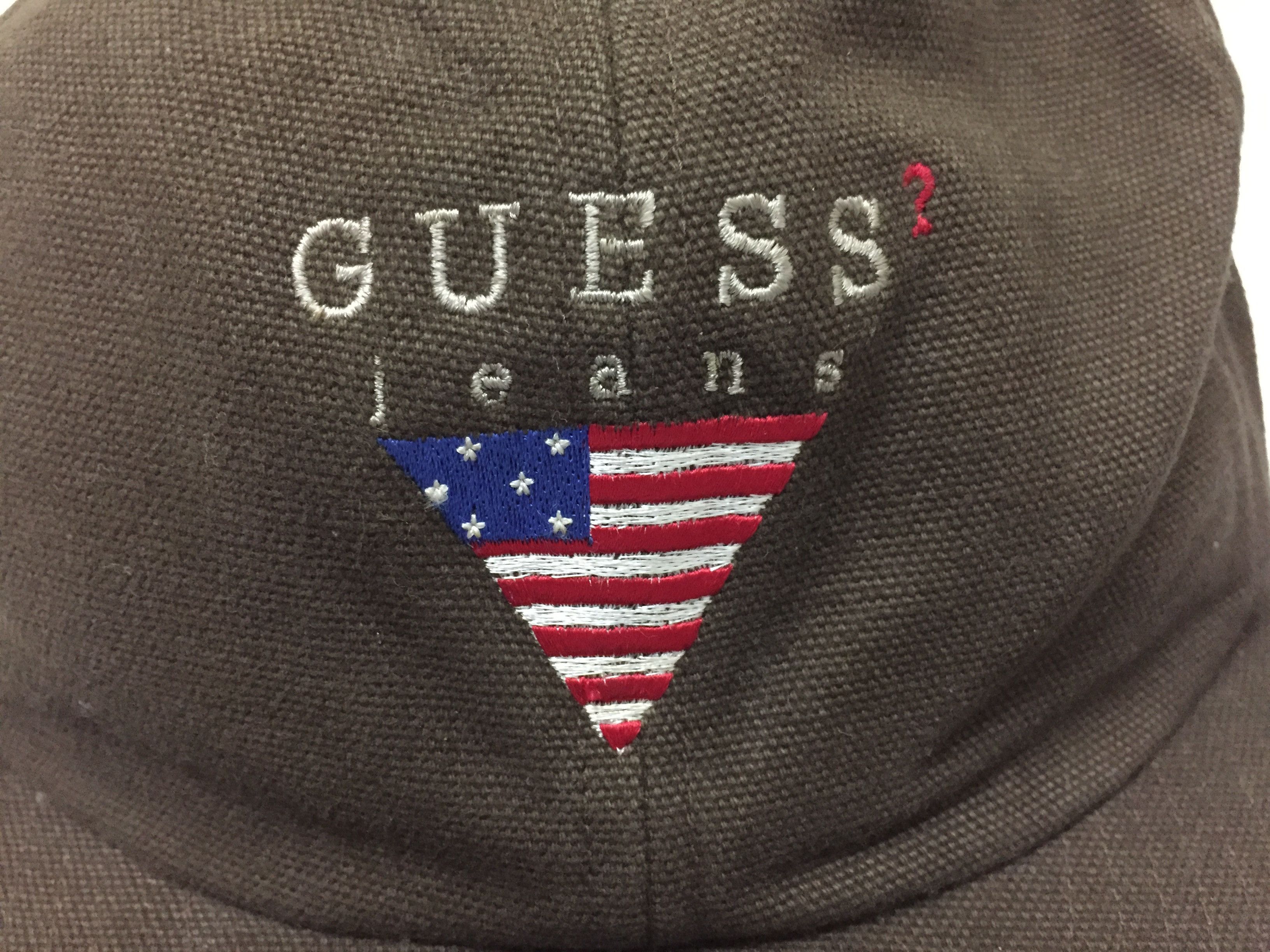 Guess × Vintage 90's embroidered classic America Flag logo cap Size ONE SIZE - 3 Thumbnail