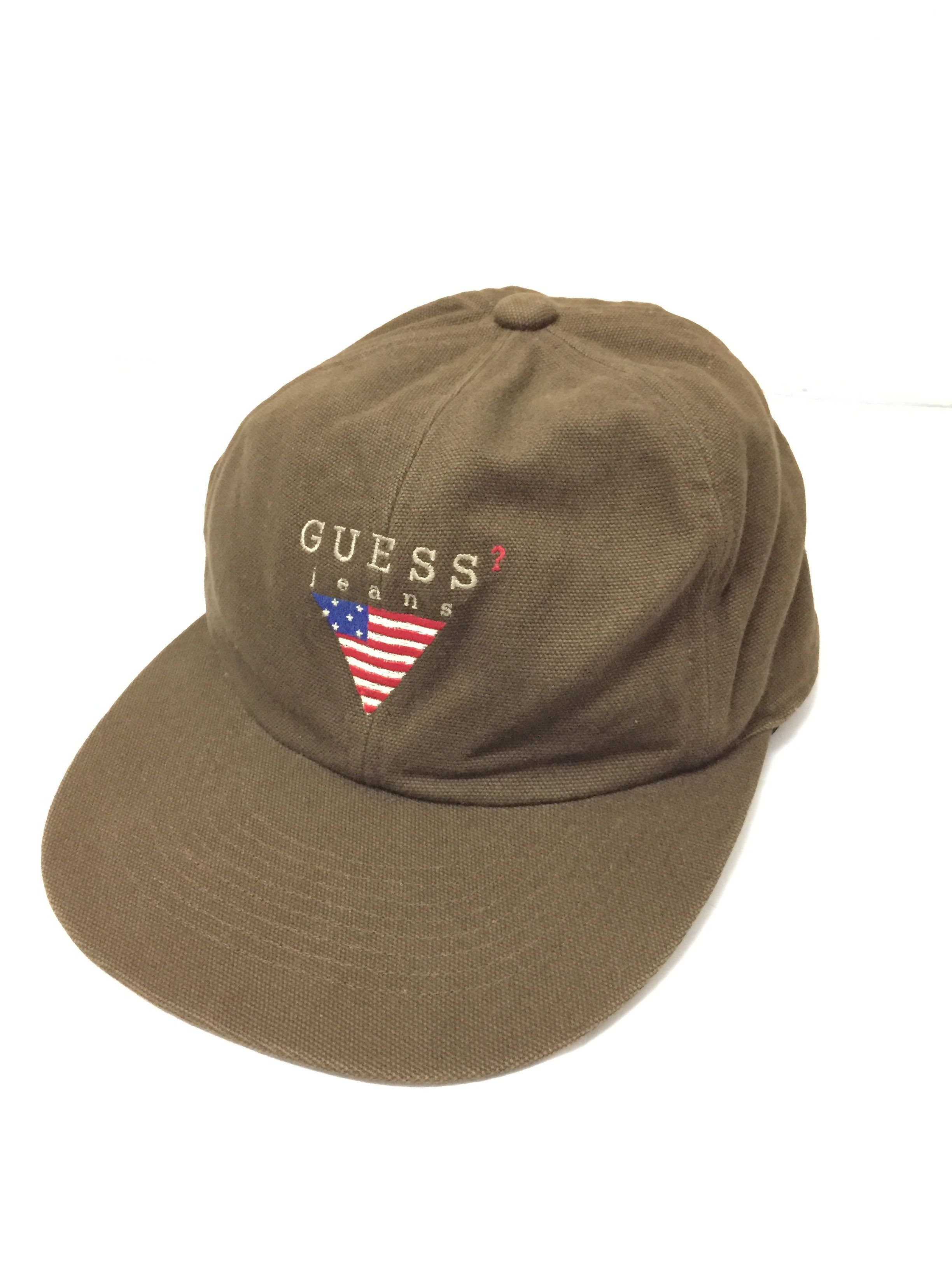 Guess × Vintage 90's embroidered classic America Flag logo cap Size ONE SIZE - 1 Thumbnail