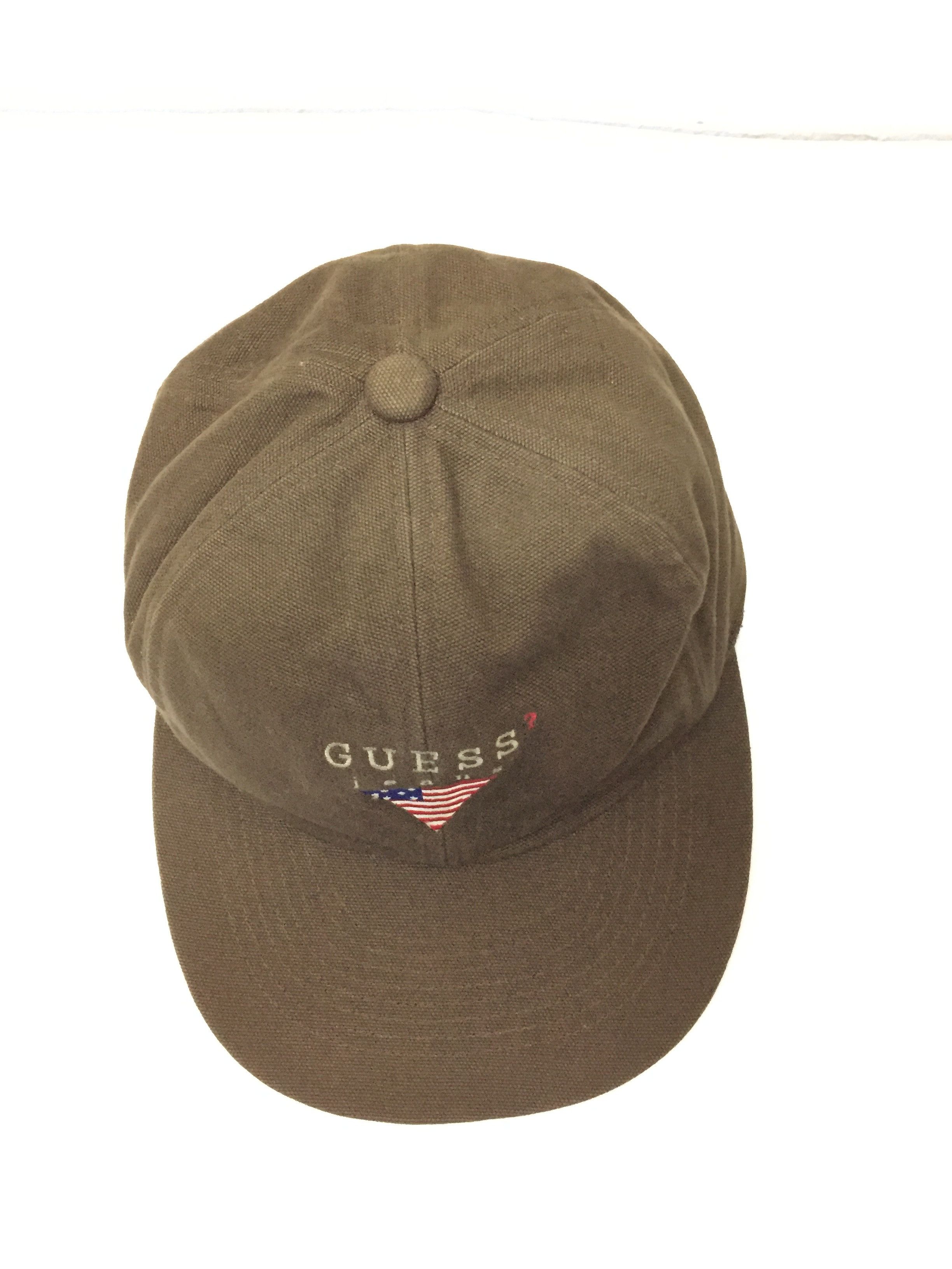 Guess × Vintage 90's embroidered classic America Flag logo cap Size ONE SIZE - 4 Thumbnail