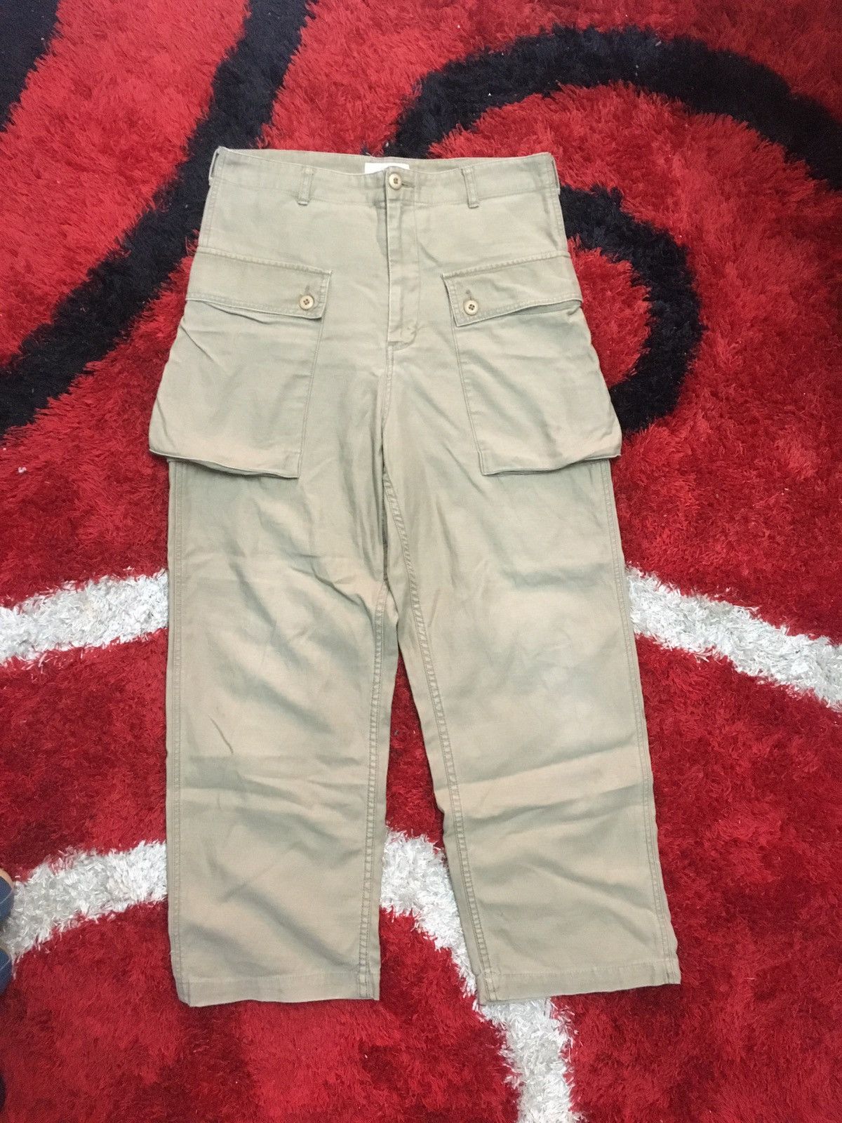 Japanese Brand Millitary cargo pants monkey COEVAL RIFT Size US 33 - 1 Thumbnail