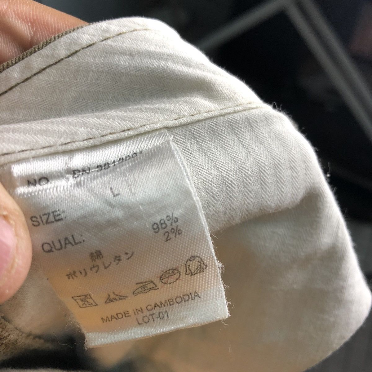 Japanese Brand DLL Back Number dirty Multipocket thrashed Cargo Pants #c120 Size US 32 / EU 48 - 12 Thumbnail