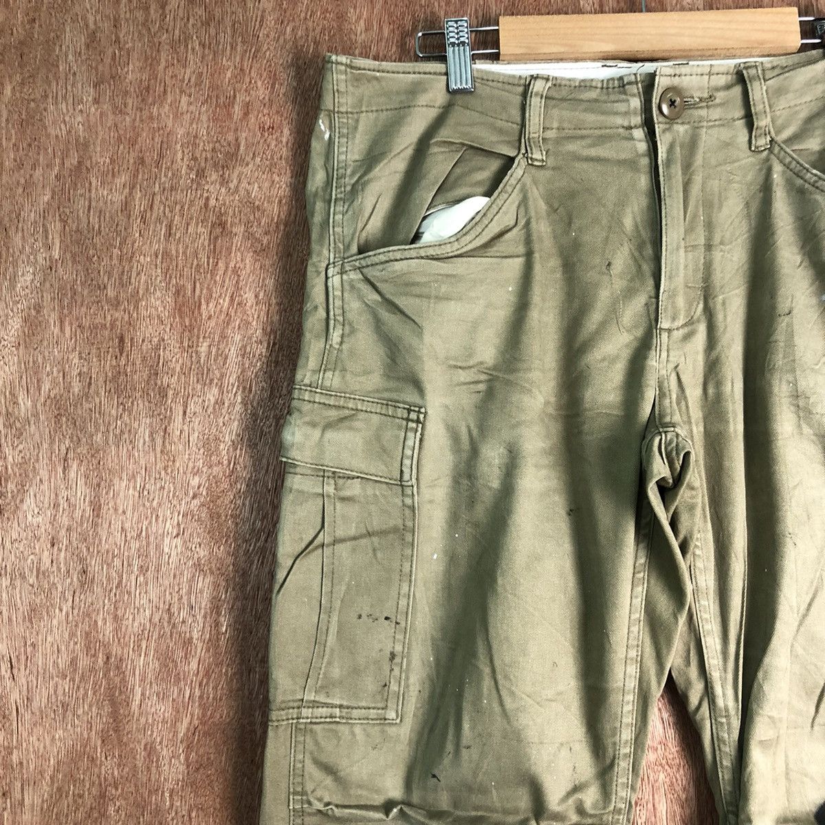 Japanese Brand DLL Back Number dirty Multipocket thrashed Cargo Pants #c120 Size US 32 / EU 48 - 5 Thumbnail