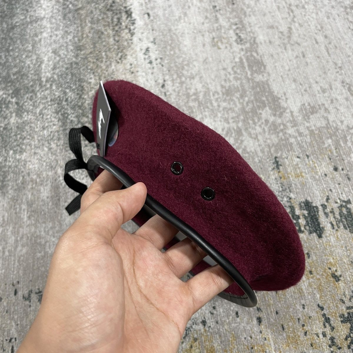 Other STUSSY BERET MILITARY // BURGUNDY Size ONE SIZE - 2 Thumbnail