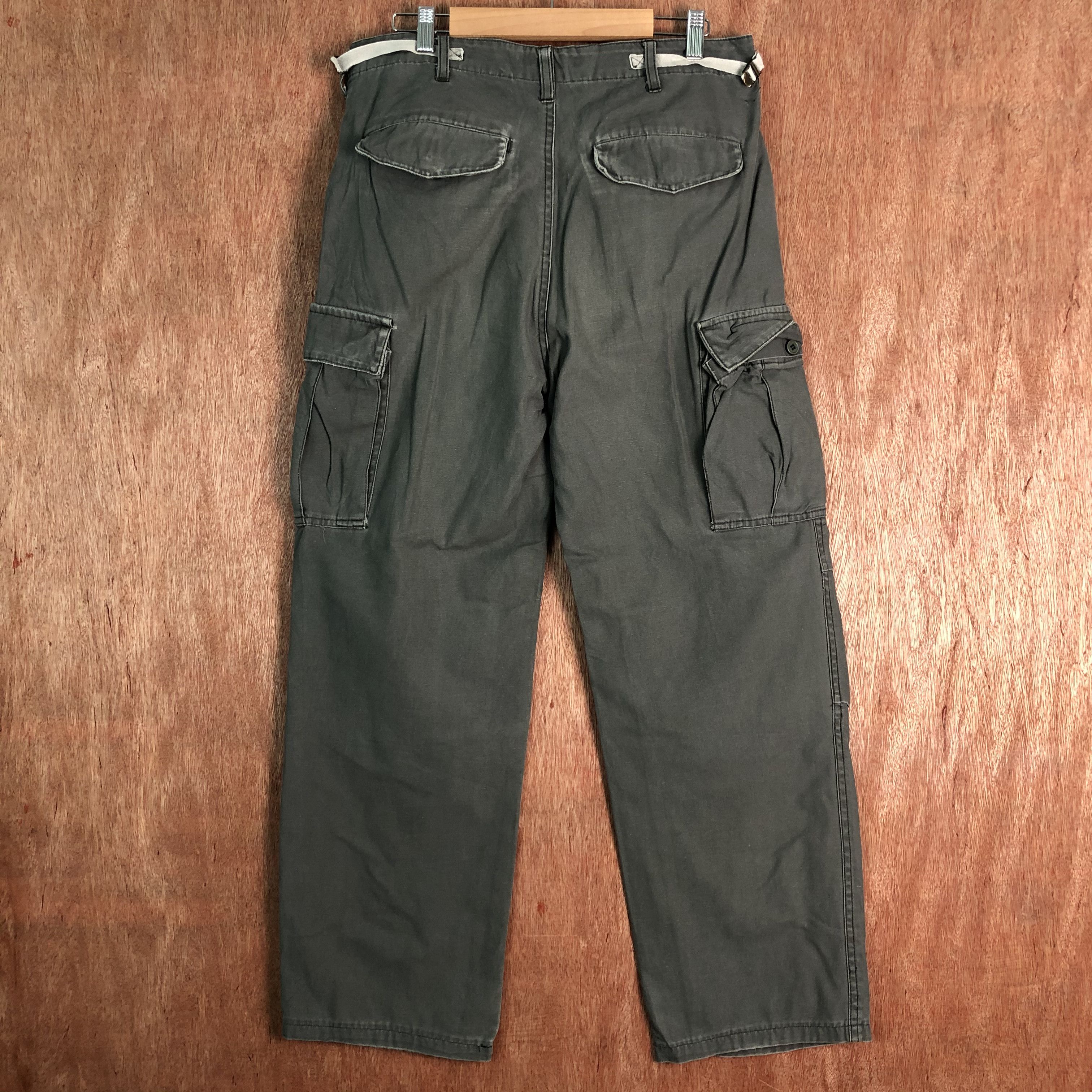 Japanese Brand DLL Jungle Storm Grey Multipocket Tactical Cargo Pants #c098 Size US 31 - 7 Thumbnail
