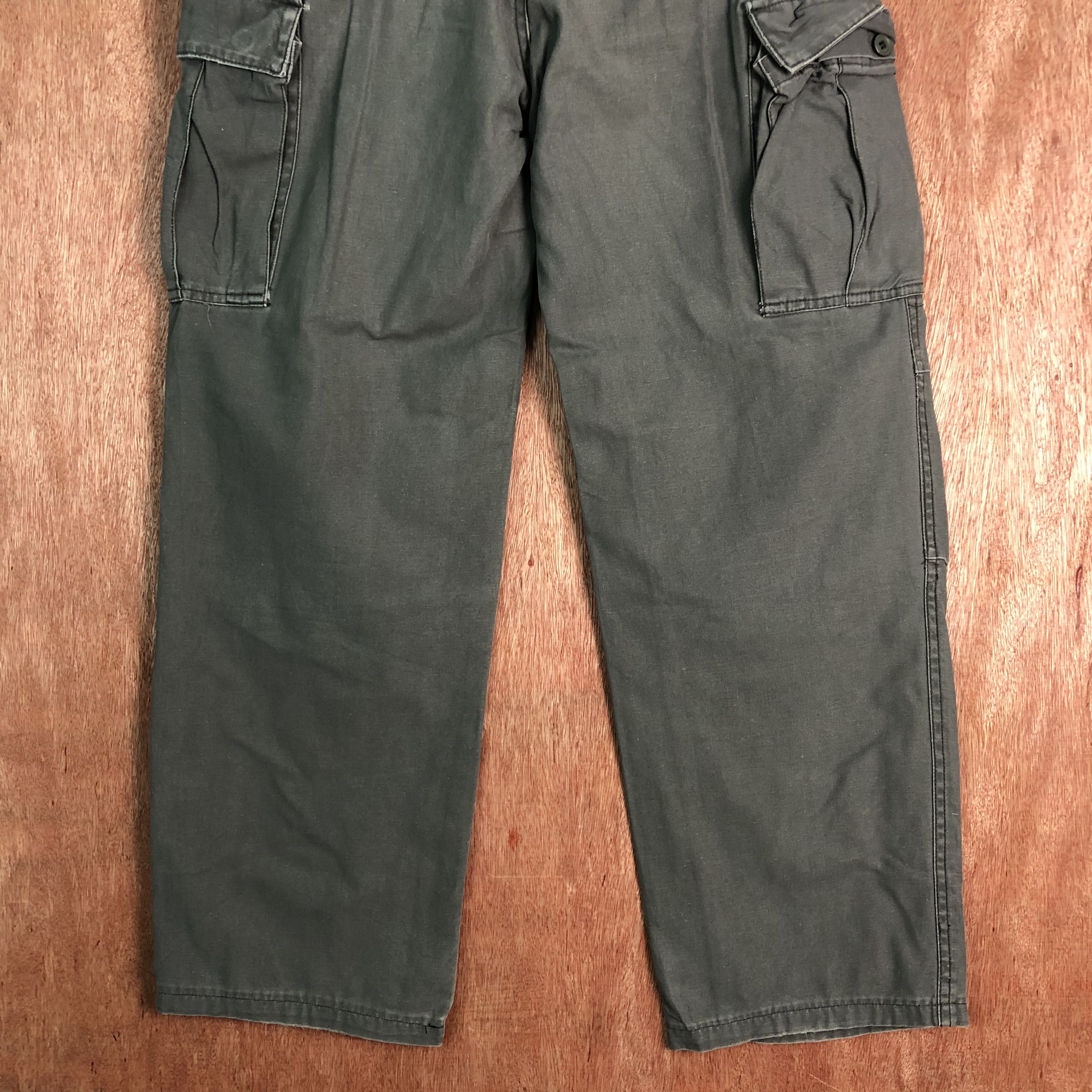 Japanese Brand DLL Jungle Storm Grey Multipocket Tactical Cargo Pants #c098 Size US 31 - 9 Thumbnail