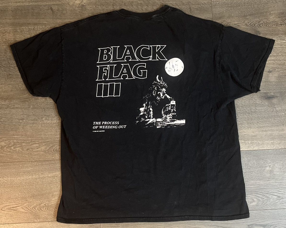 Vintage FinalSale! Vintage Black Flag The Process Of Weeding Out Tee ...