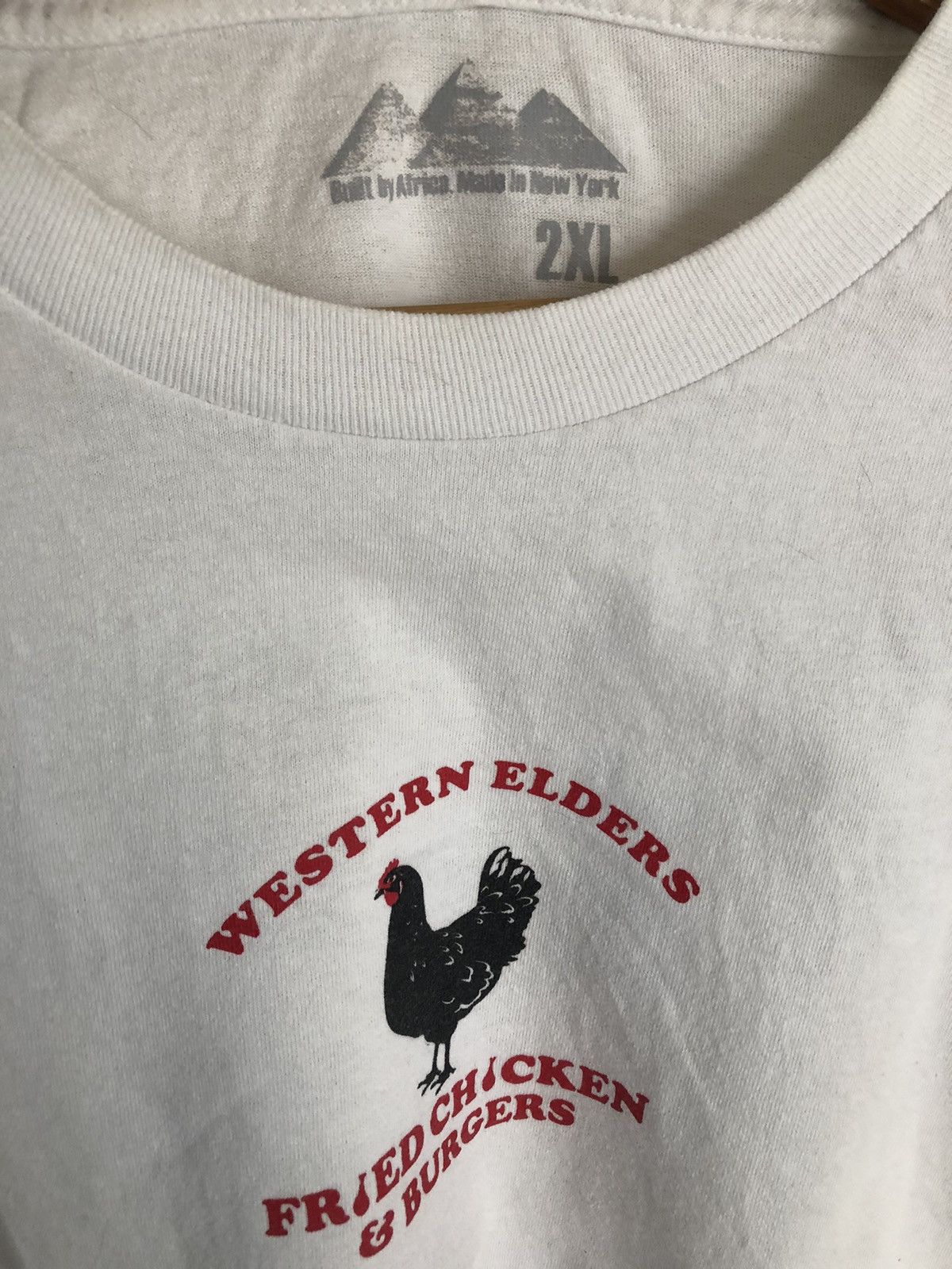Other Western Elders NY Fast Food Menu t-shirt made in USA Size US XXL / EU 58 / 5 - 6 Thumbnail