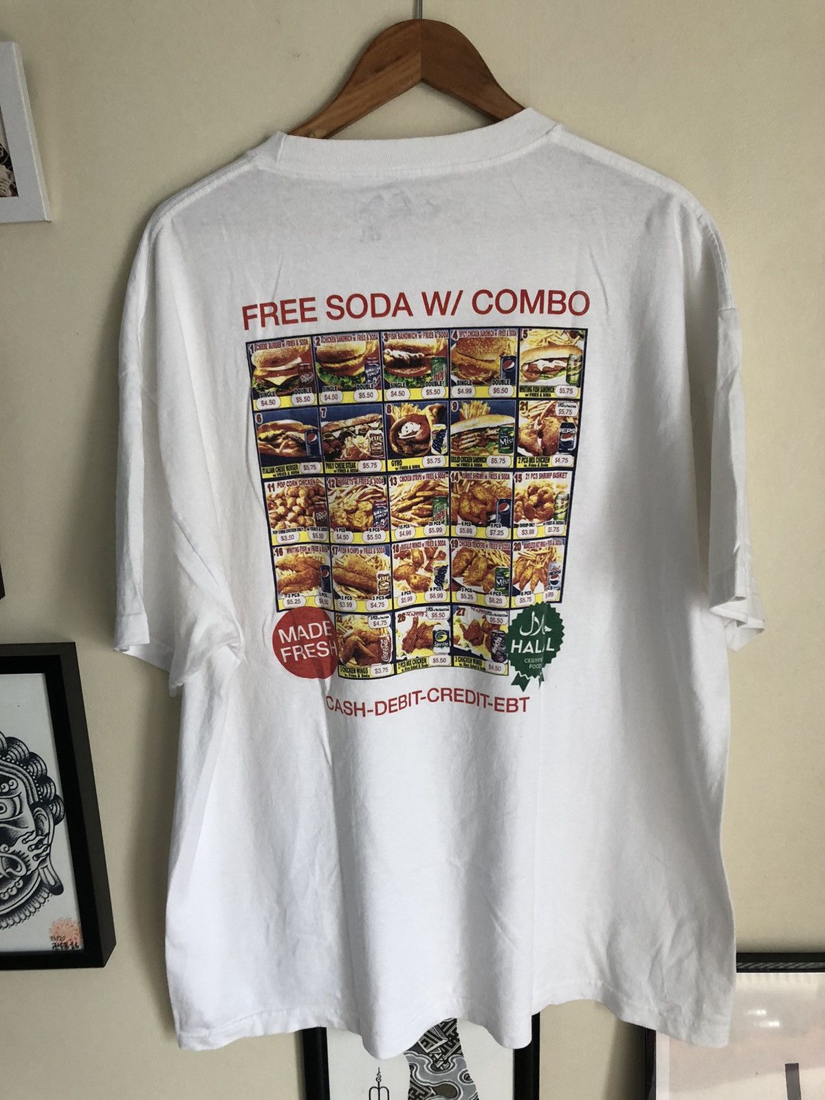 Other Western Elders NY Fast Food Menu t-shirt made in USA Size US XXL / EU 58 / 5 - 3 Thumbnail