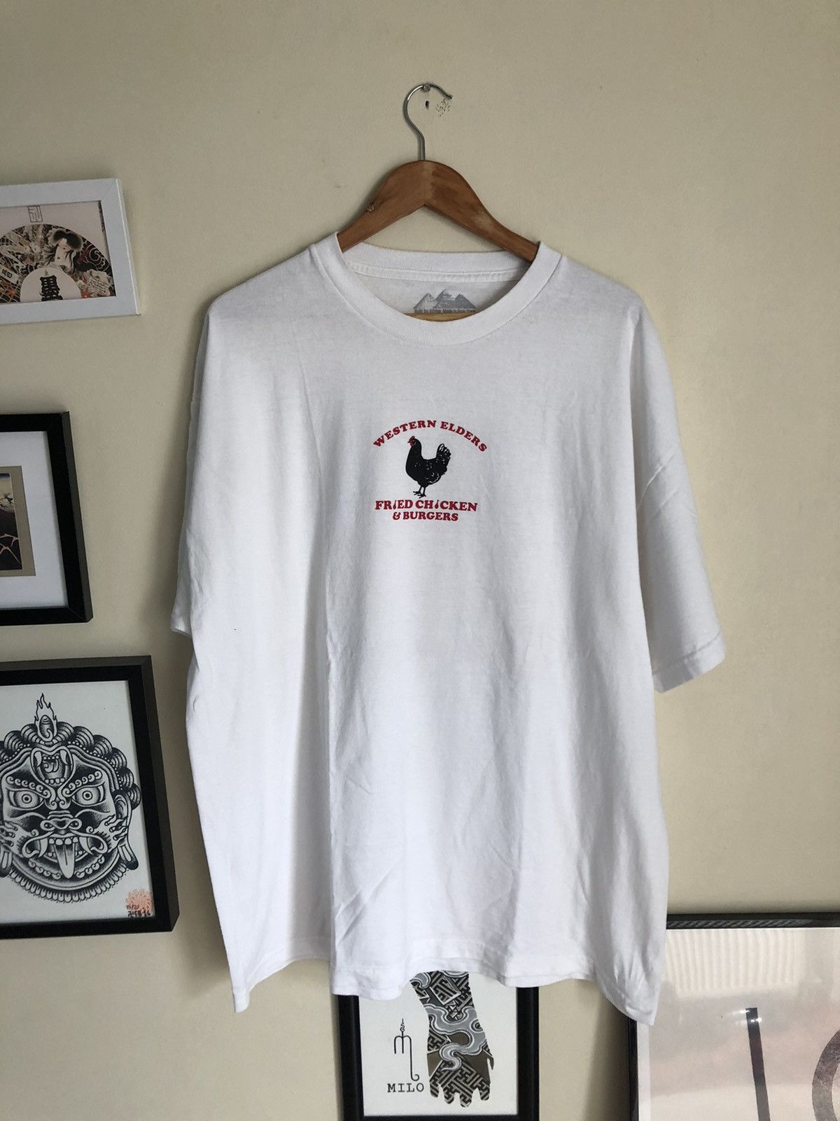 Other Western Elders NY Fast Food Menu t-shirt made in USA Size US XXL / EU 58 / 5 - 5 Thumbnail