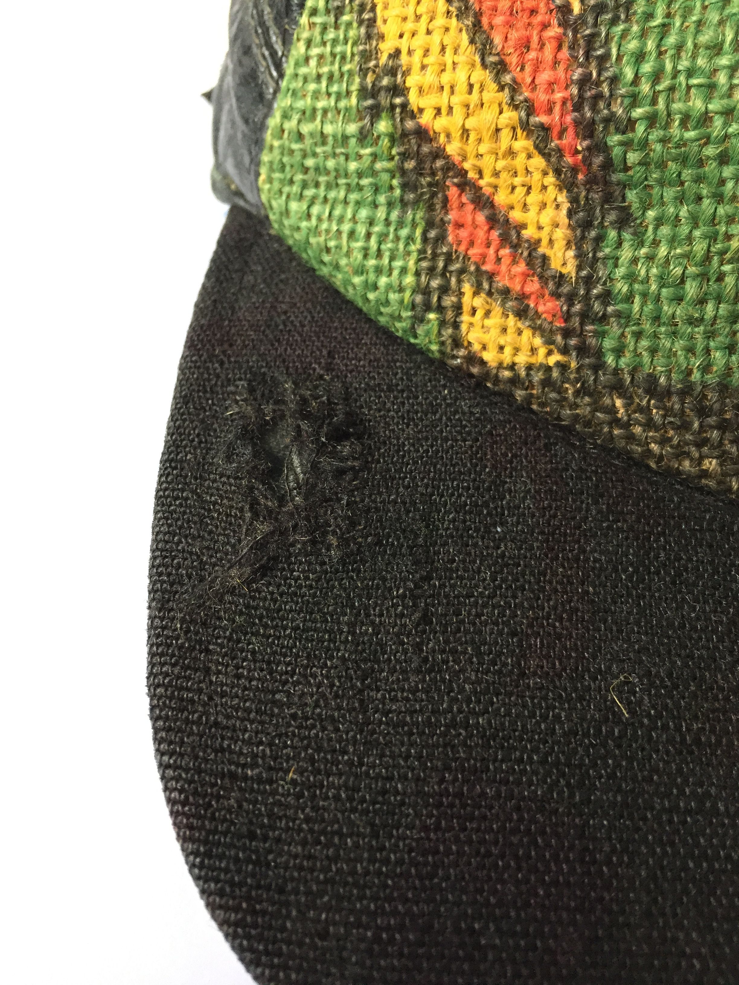 CA4LA × Japanese Brand × Vintage Vtg Ca4la rebuilt patchwork distressed cap Size ONE SIZE - 4 Thumbnail